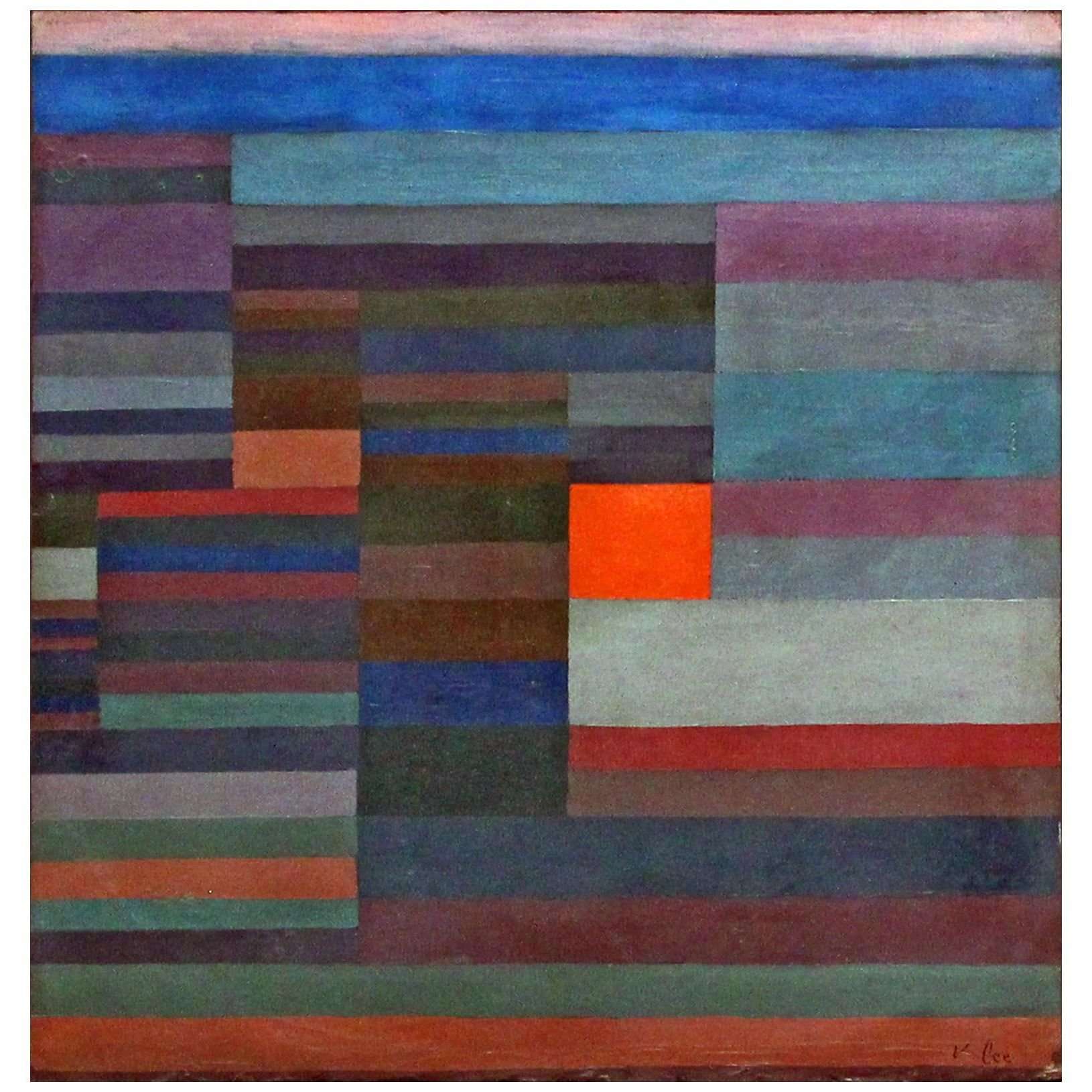  Paul Klee. Feuer Abends. 1929. MoMA, New York