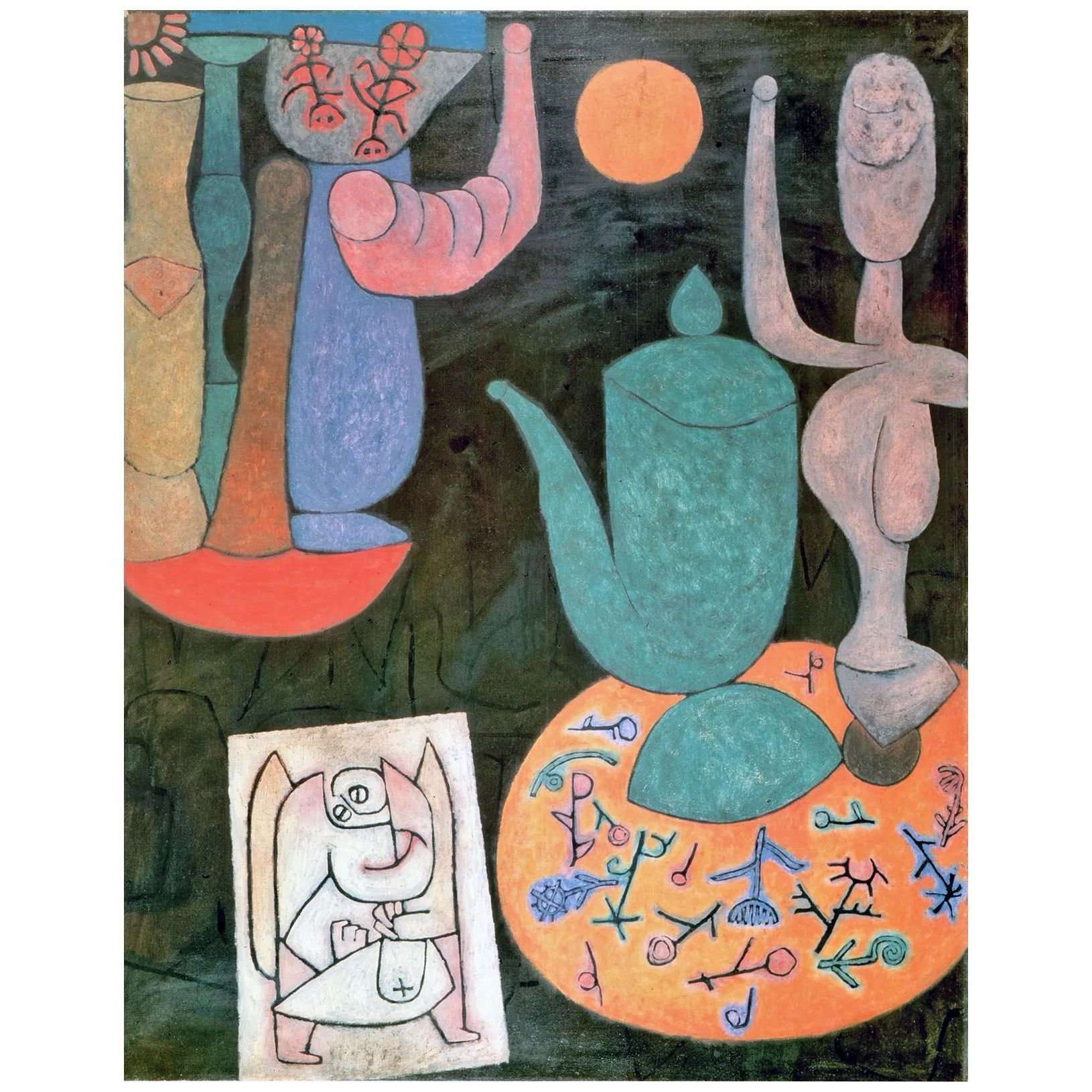  Paul Klee. Komposition auf Schwarzen Grund. 1940. Zentrum Paul Klee, Bern