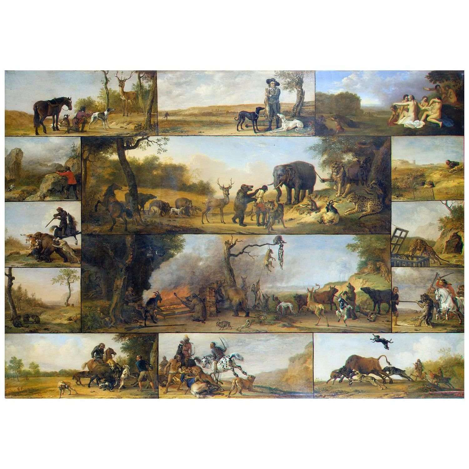  Paulus Potter. Punishment of a Hunter. 1647. Hermitage Museum