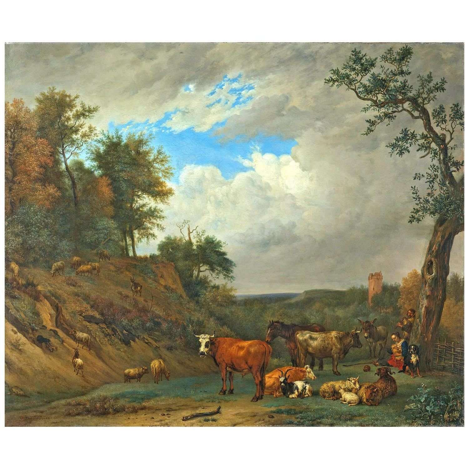  Paulus Potter. Shepherds with Cattle. 1651. Rijksmuseum Amsterdam