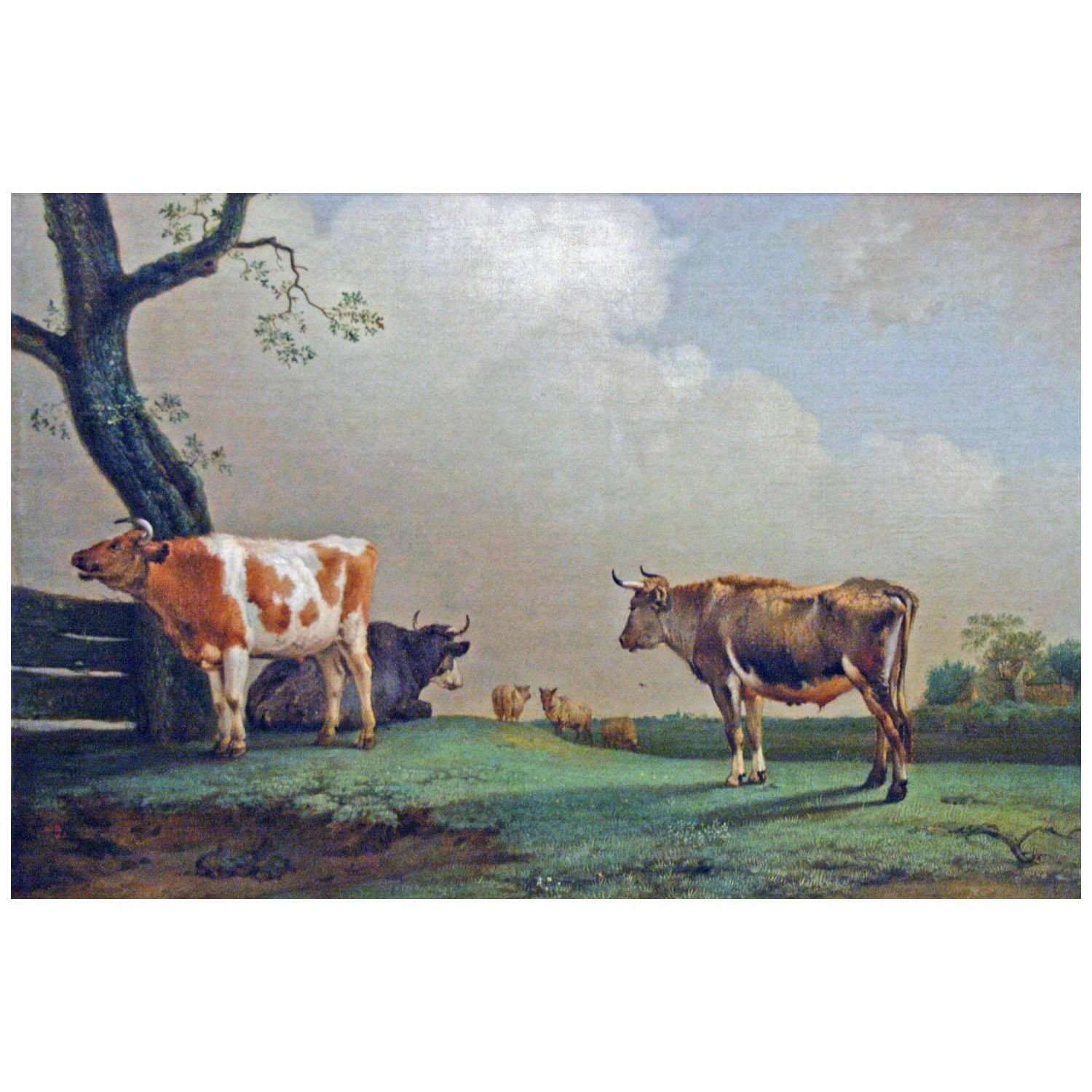  Paulus Potter. The Meadow. 1652. Musee du Louvre