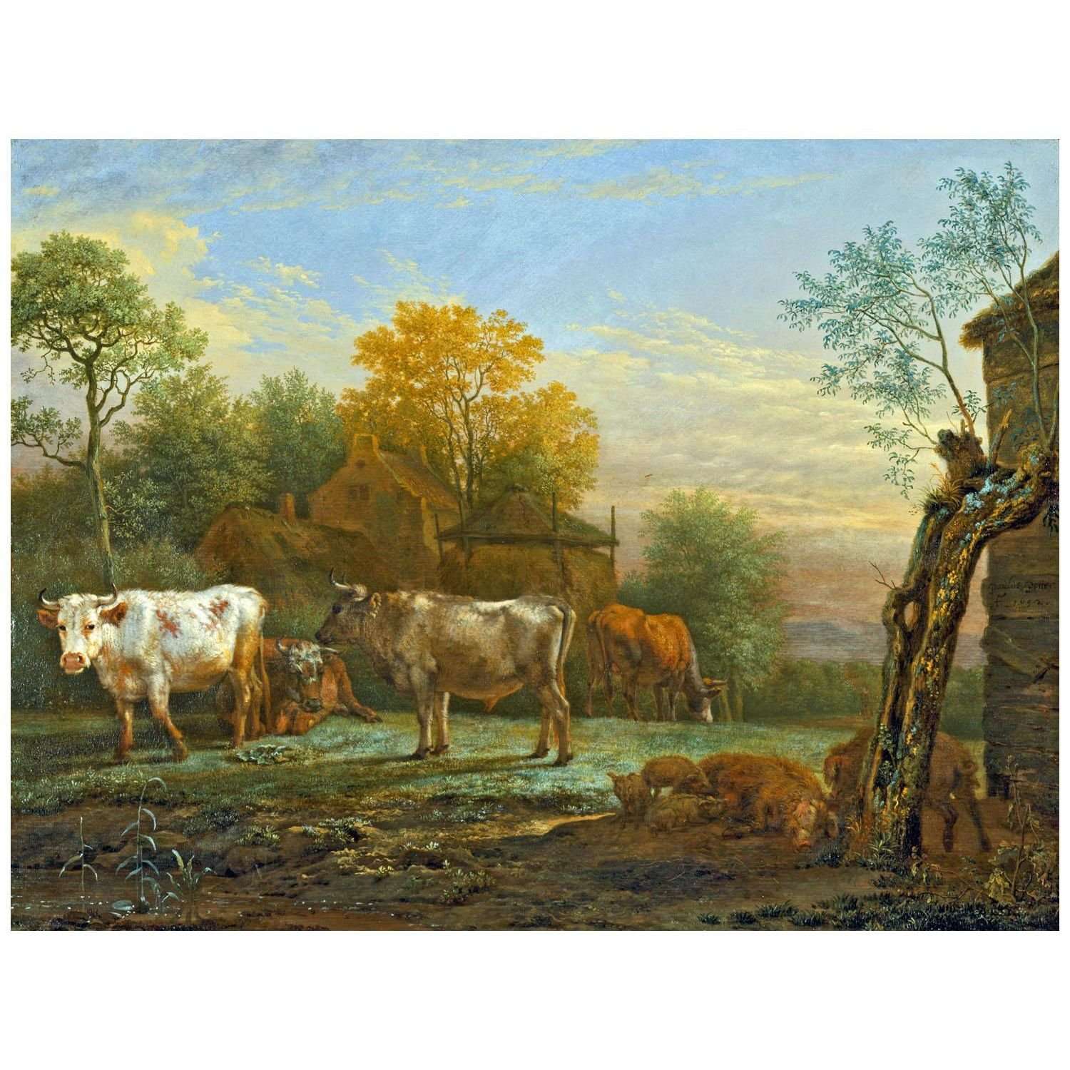  Paulus Potter. Cattle in a Meadow. 1952. Mauritshuis Den Haag