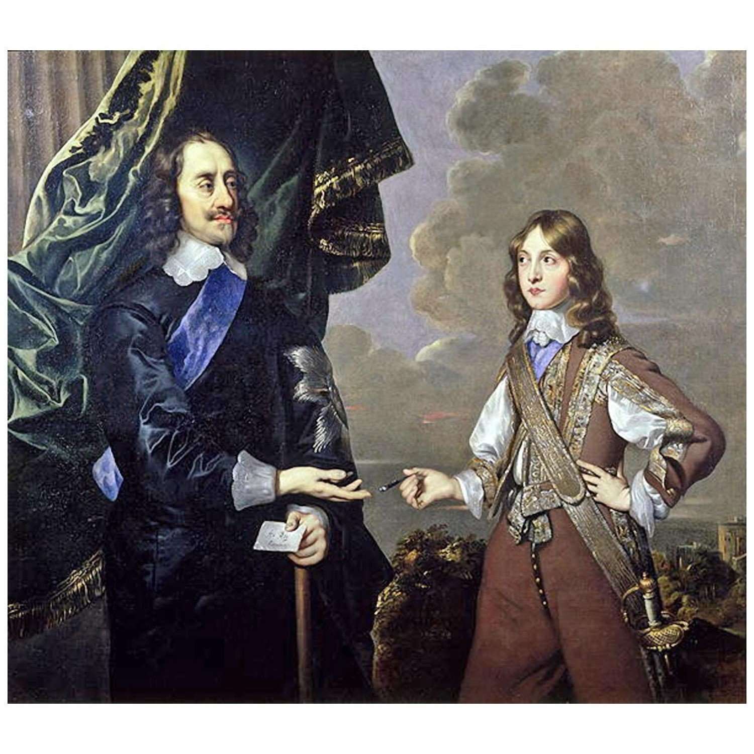  Peter Lely. Charles I and Young James II. 1647. Private collection
