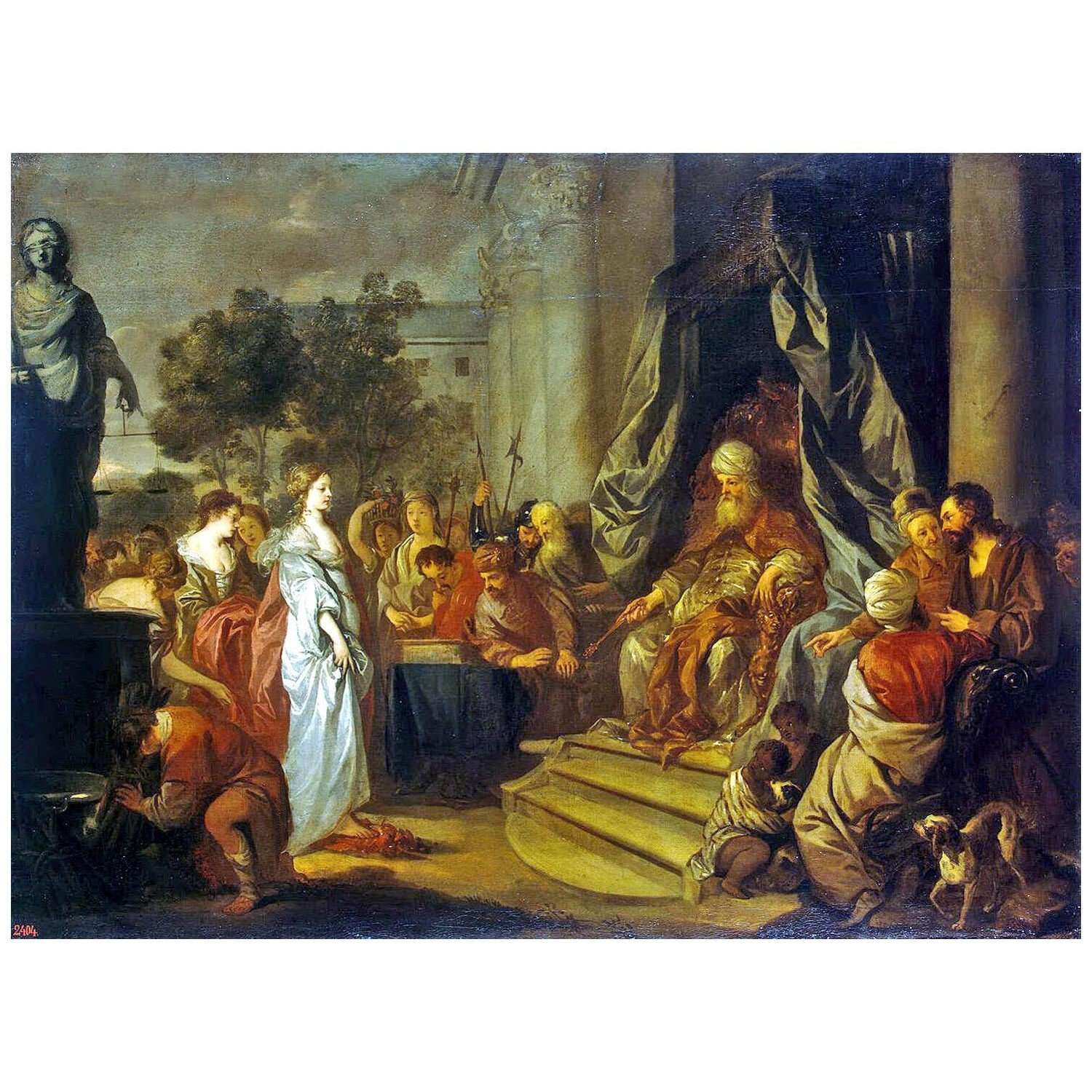  Peter Lely. Trial by Fire. 1650. Hermitage Museum
