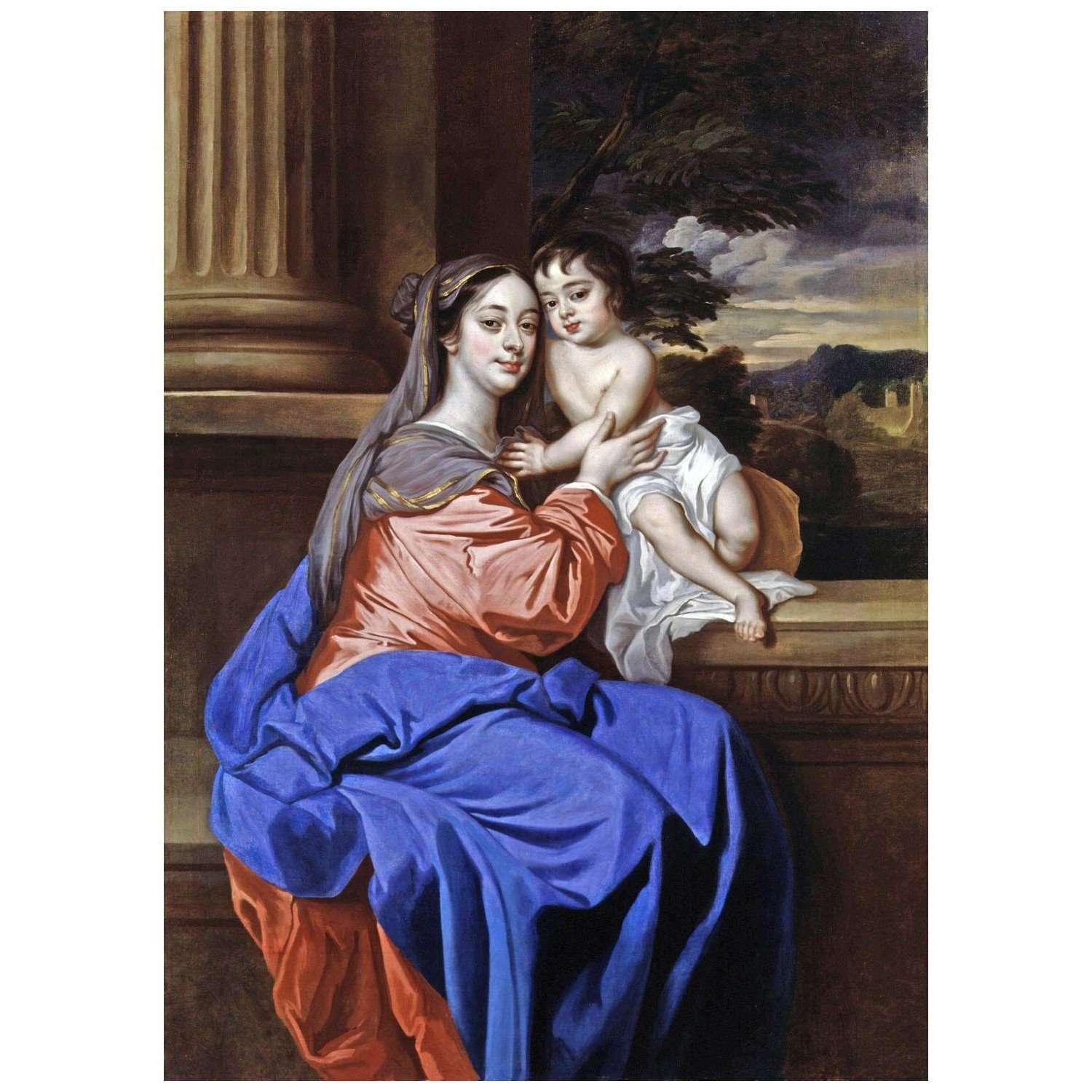  Peter Lely. Barbara Palmer as Madonna. 1664. National Portrait Gallery London