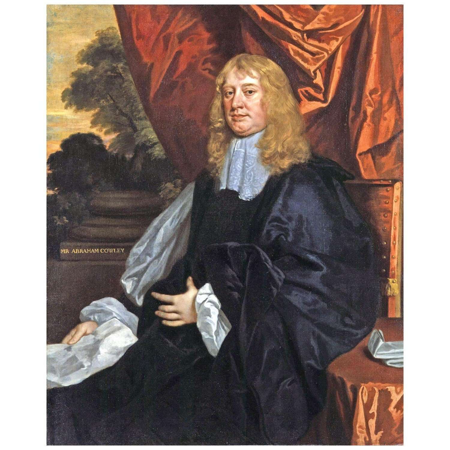  Peter Lely. Abraham Cowely. 1666. National Portrait Gallery London