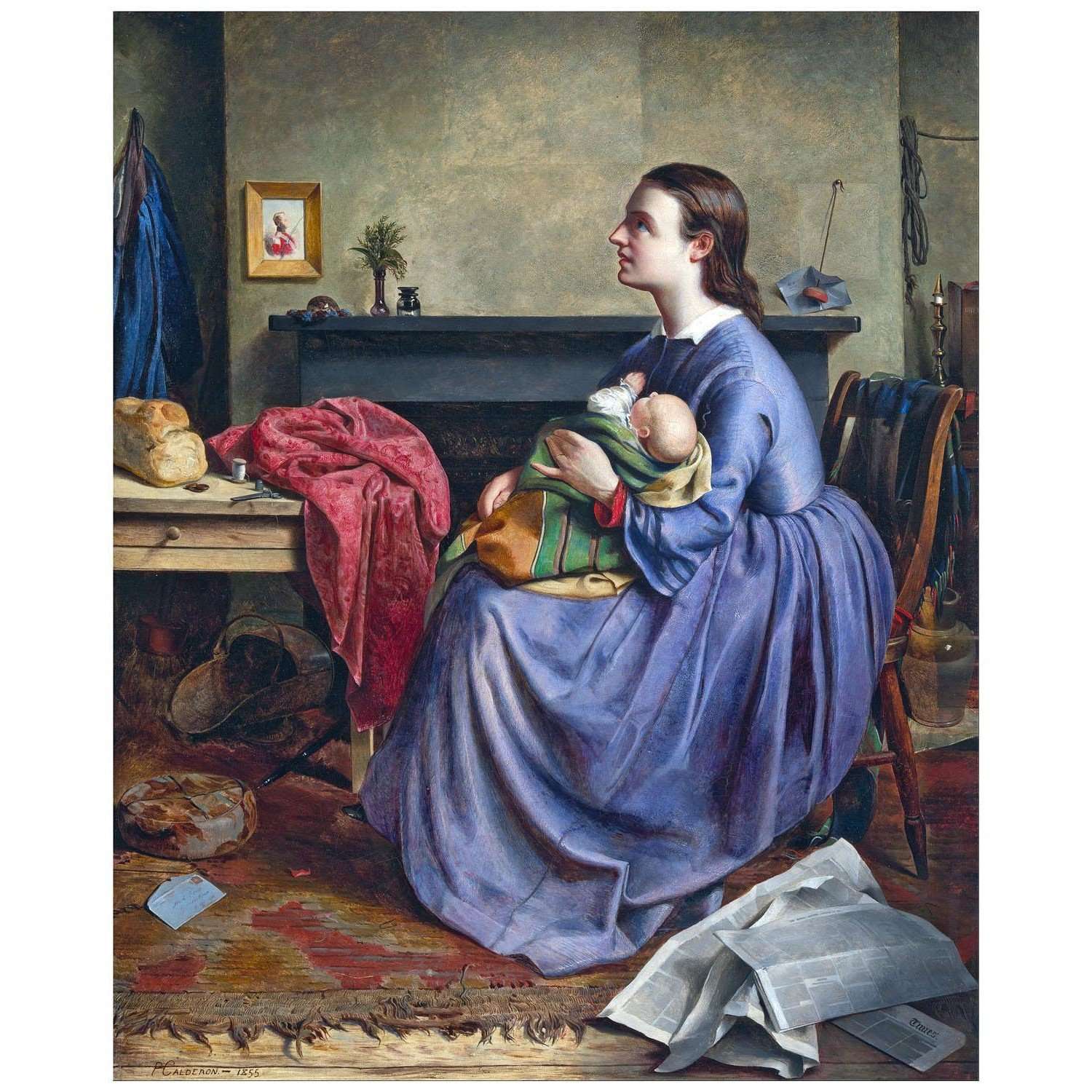 - Philip Calderon. Lord, Thy Will Be Done. 1855. Yale Center for British Art