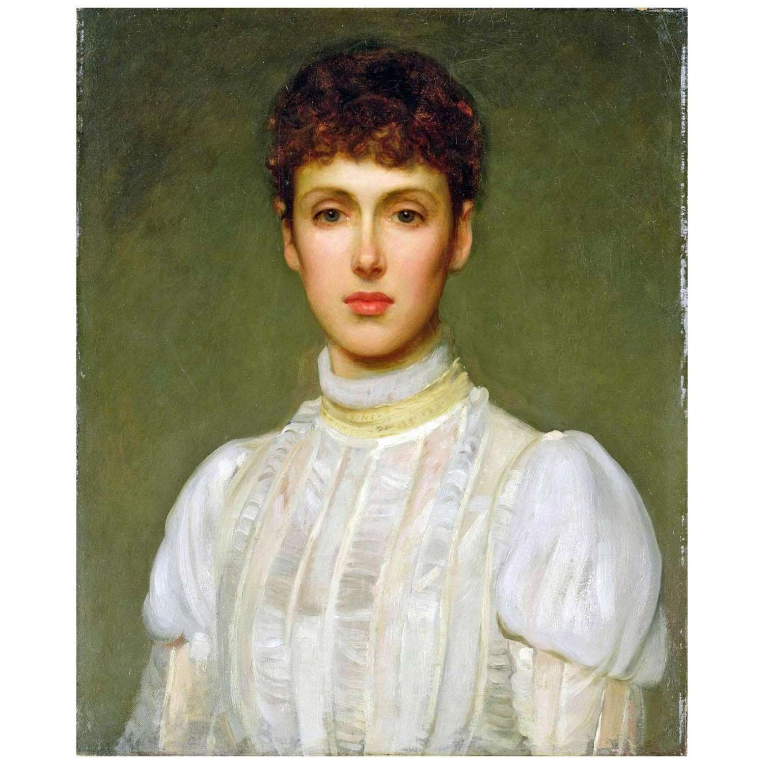 - Philip Calderon. Portrait of a Woman. 1865. Private collection
