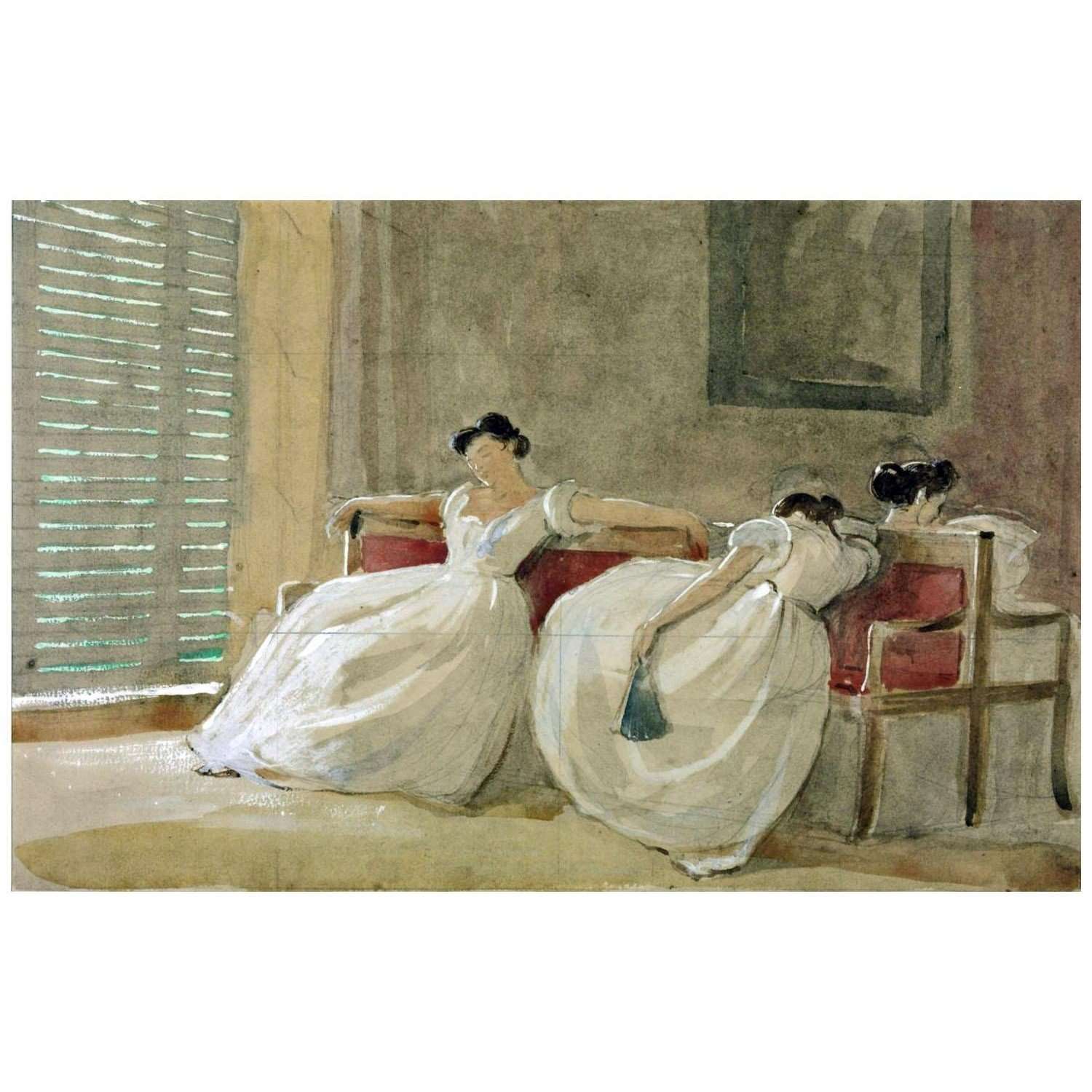 - Philip Calderon. The Siesta. 1866. Tate Britain