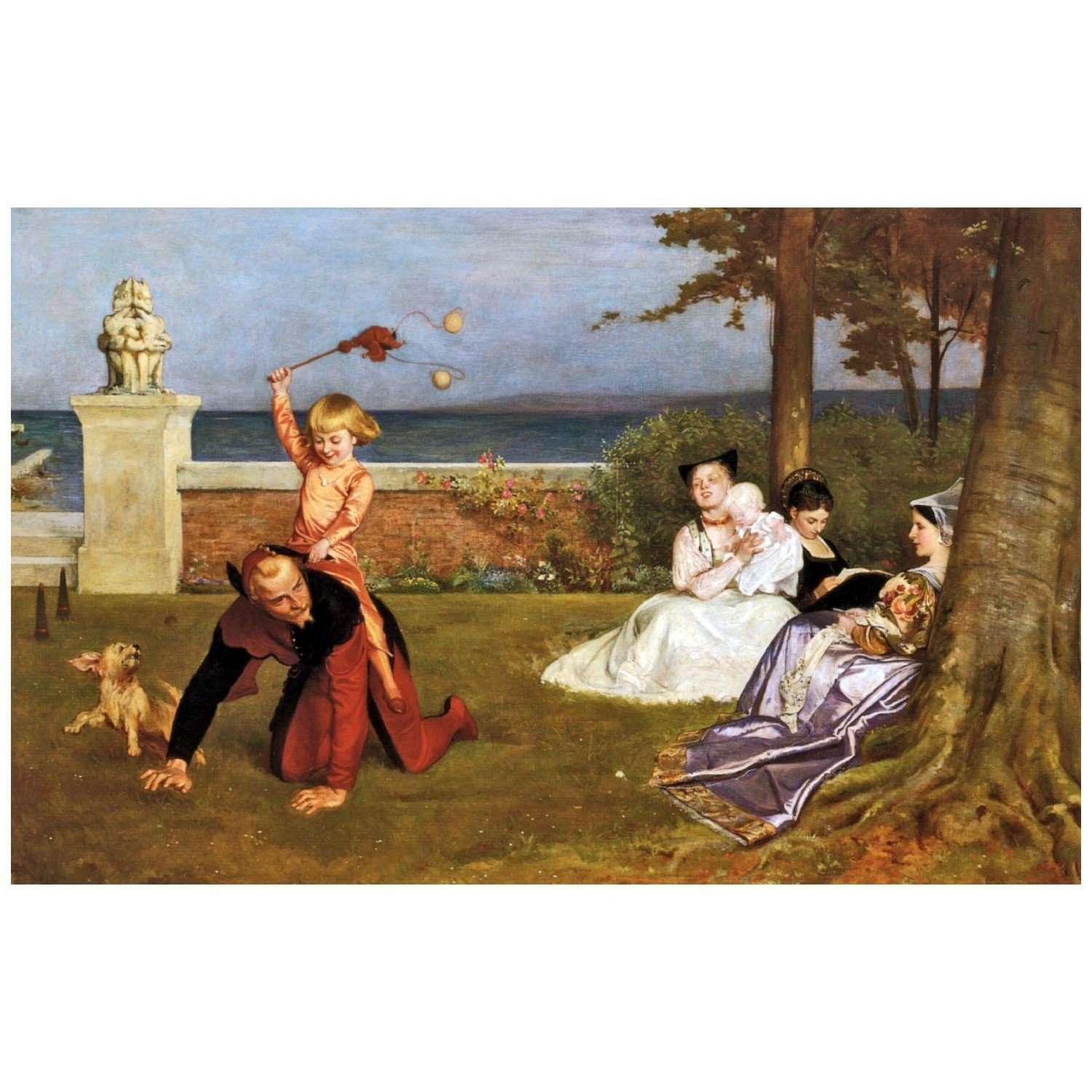 - Philip Calderon. The Young Lord Hamlet. 1868. Private collection