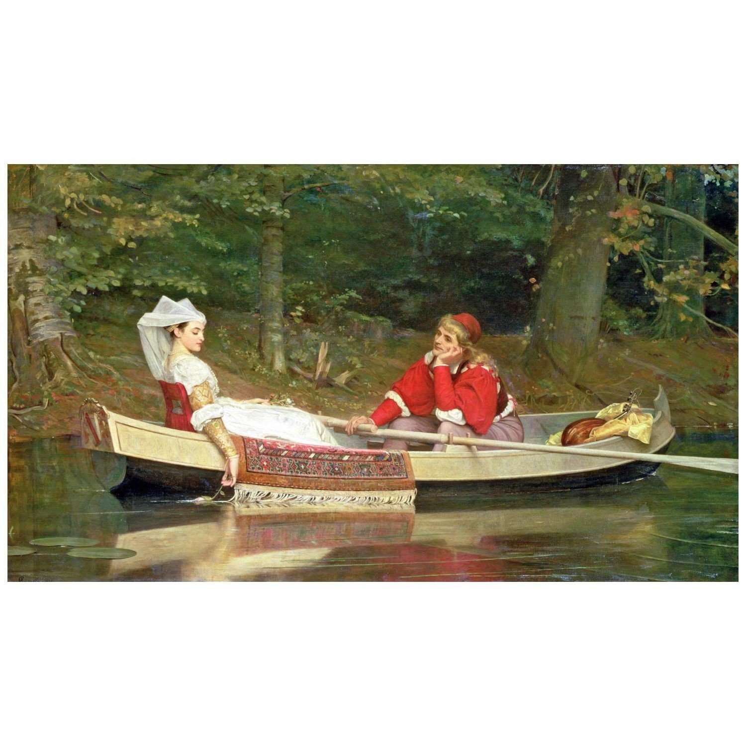 - Philip Calderon. With the River. 1869. Hamburger Kunsthalle