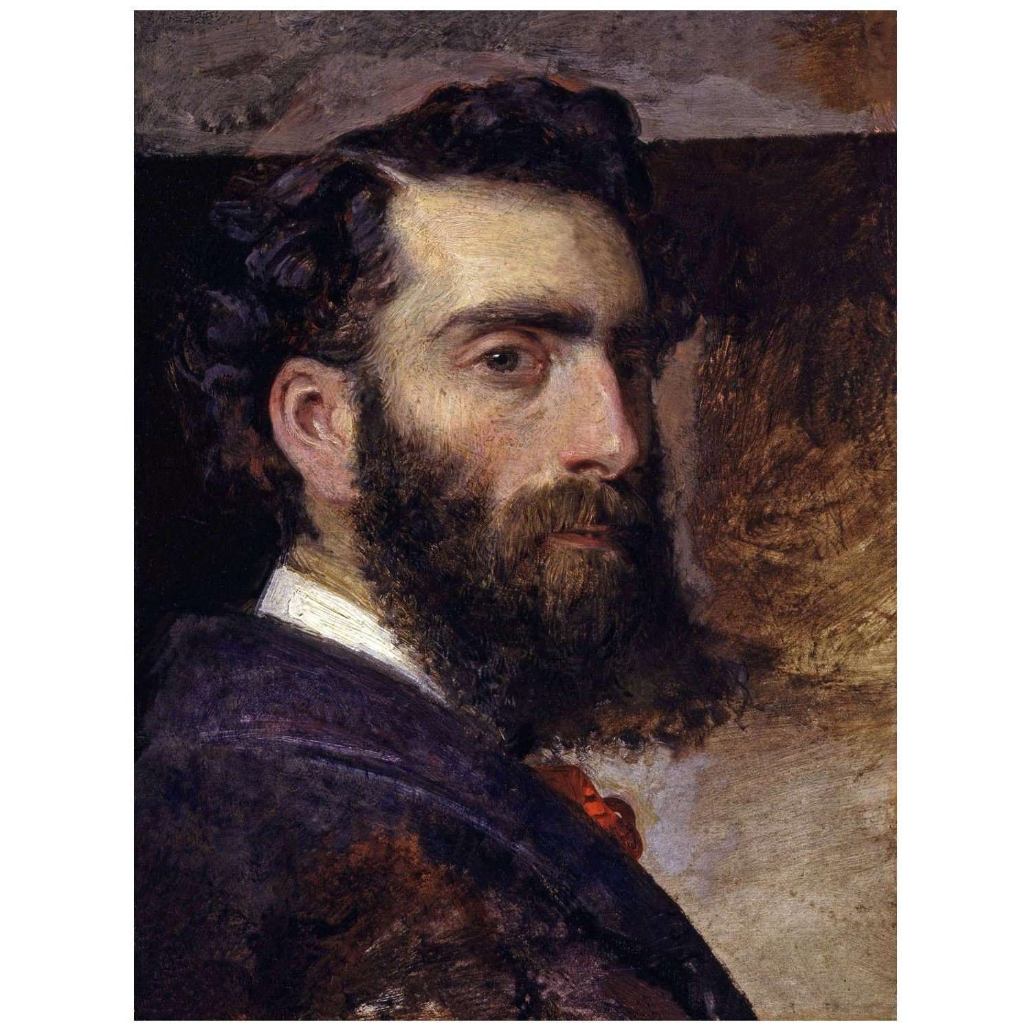 - Philip Calderon. Self-portrait. 1880. National Portrait Gallery. London