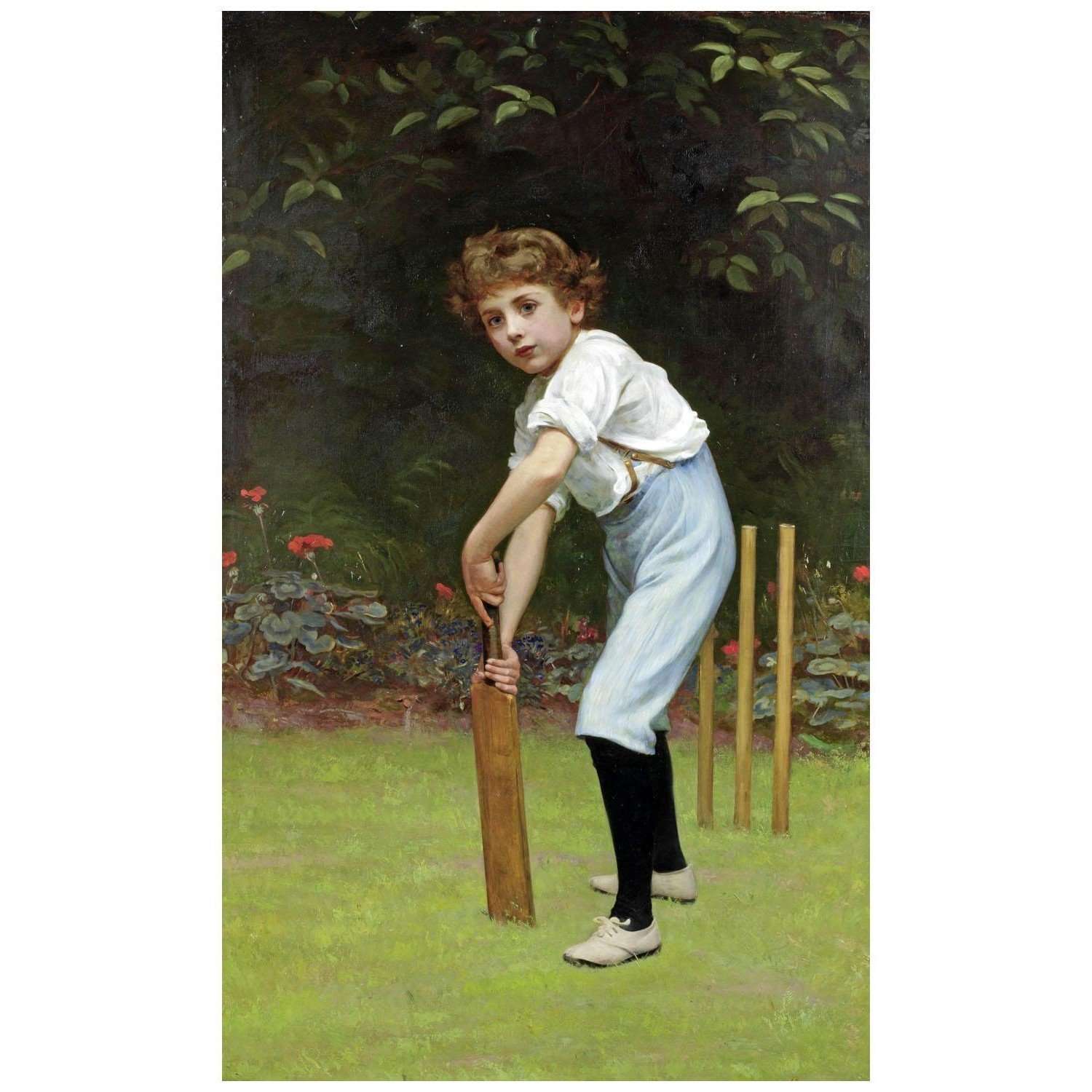 - Philip Calderon. Captain of the Eleven. 1882. Private collection