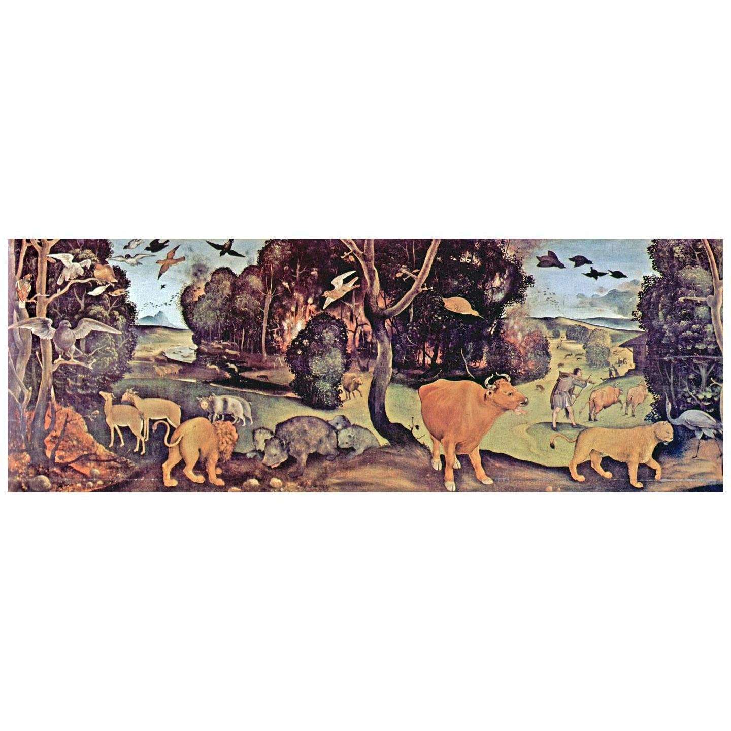   Piero di Cosimo. Incendio boschivo. 1494. Ashmolean Museum Oxford