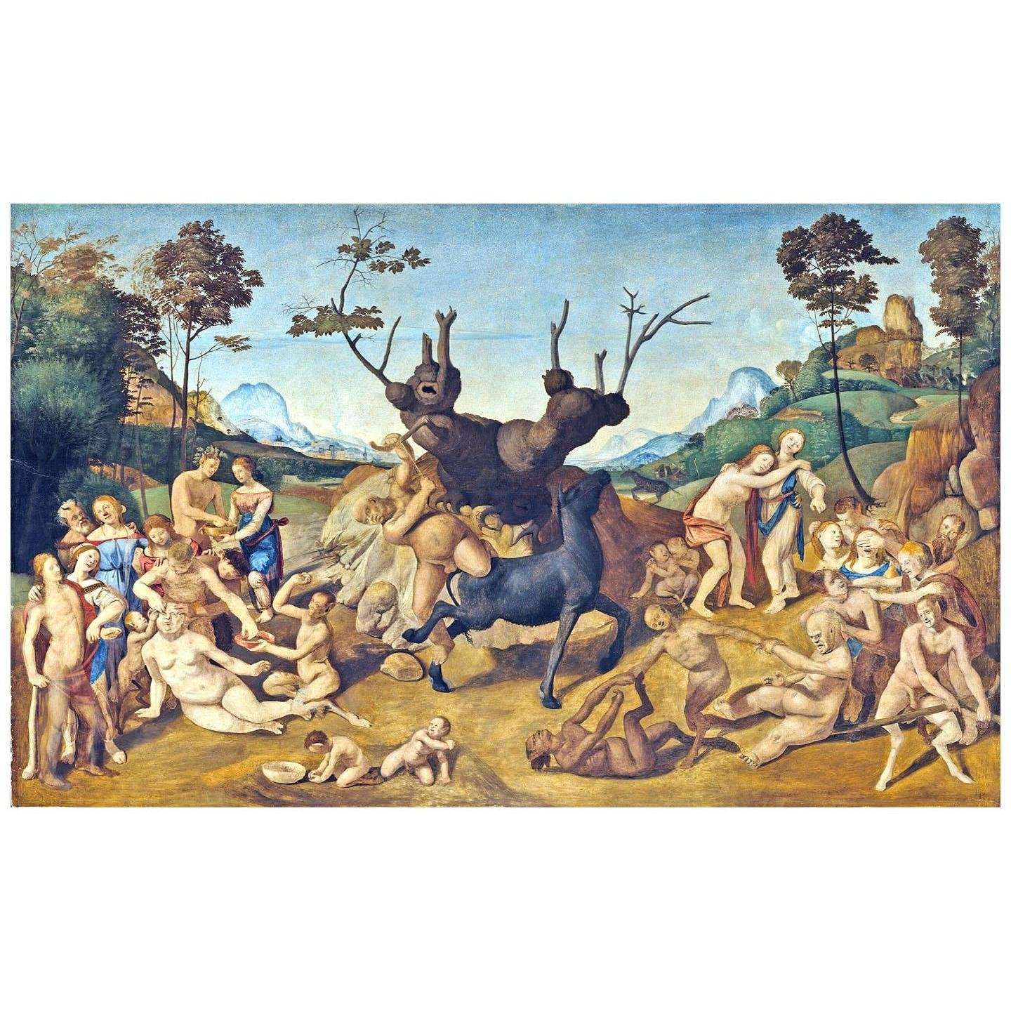   Piero di Cosimo. Disavventure di Sileno. 1500. Fogg Museum Harward