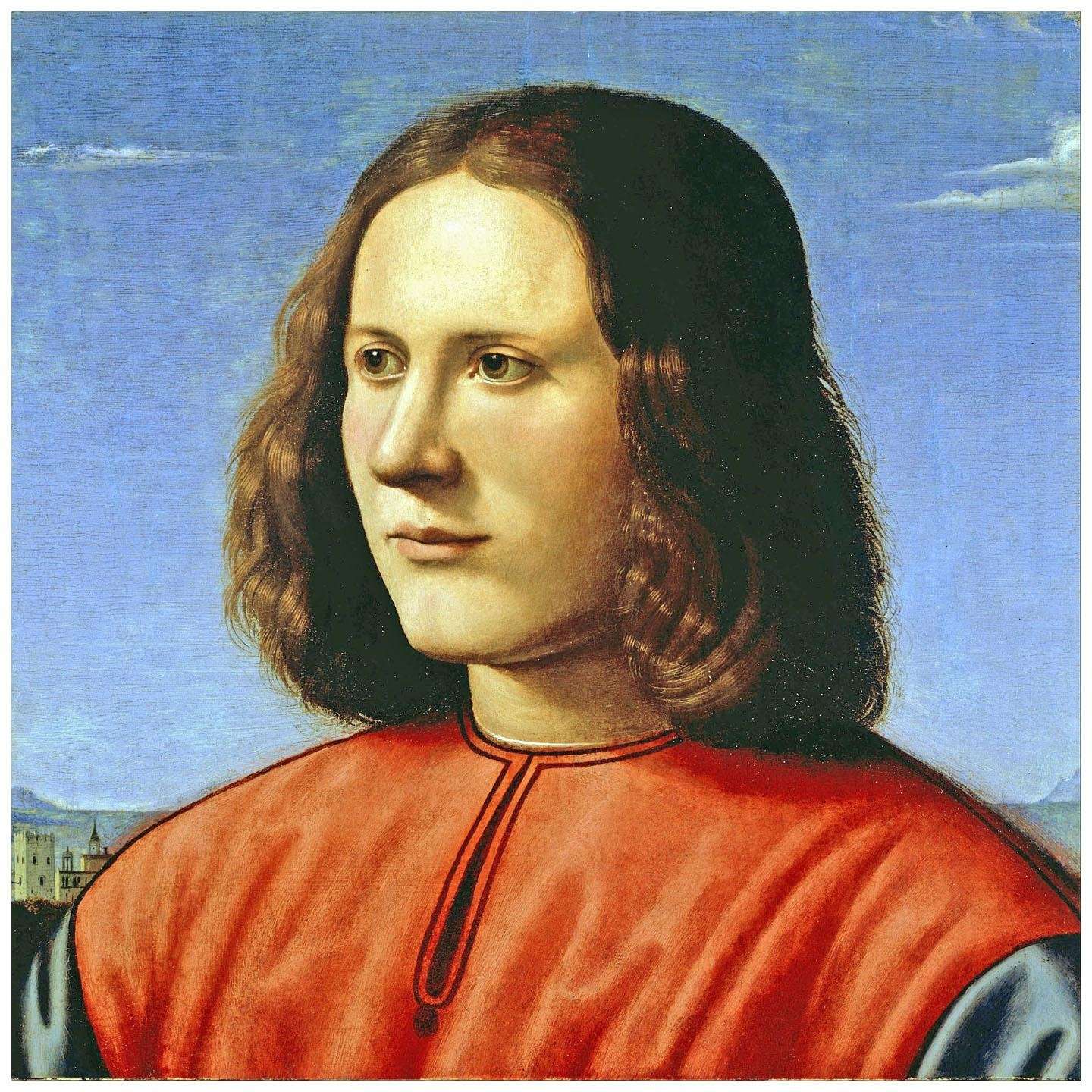   Piero di Cosimo. Ritratto di un giovane. 1500. Dulwich Picture Gallery, London