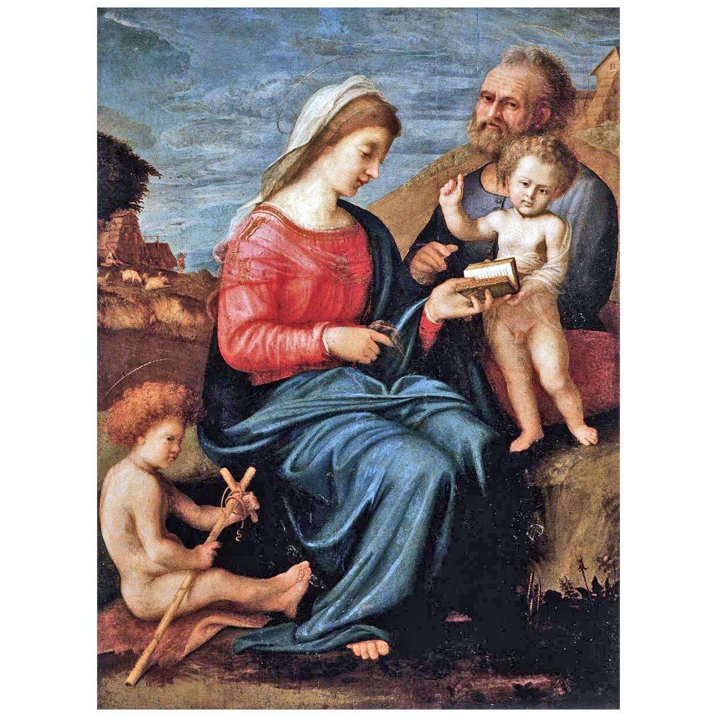   Piero di Cosimo. Sacra familia. 1515. Palazzo Cini Venezia