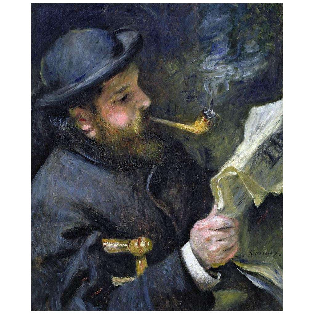   Pierre Auguste Renoir. Cluade Monet lisant. 1872. Musee Marmottan-Monet, Paris