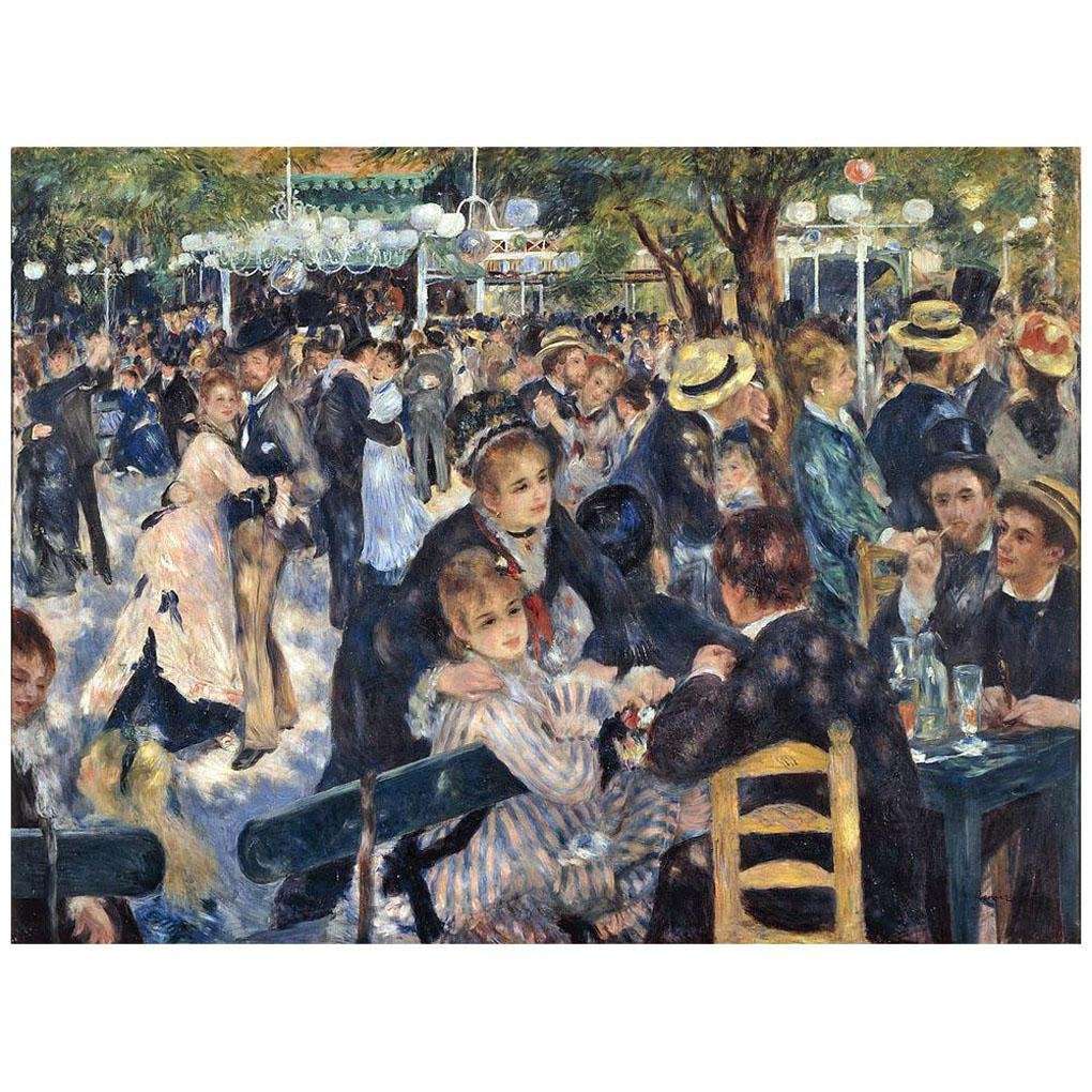   Pierre Auguste Renoir. Le Moulin de la Galette. 1876. Musee dOrsay, Paris
