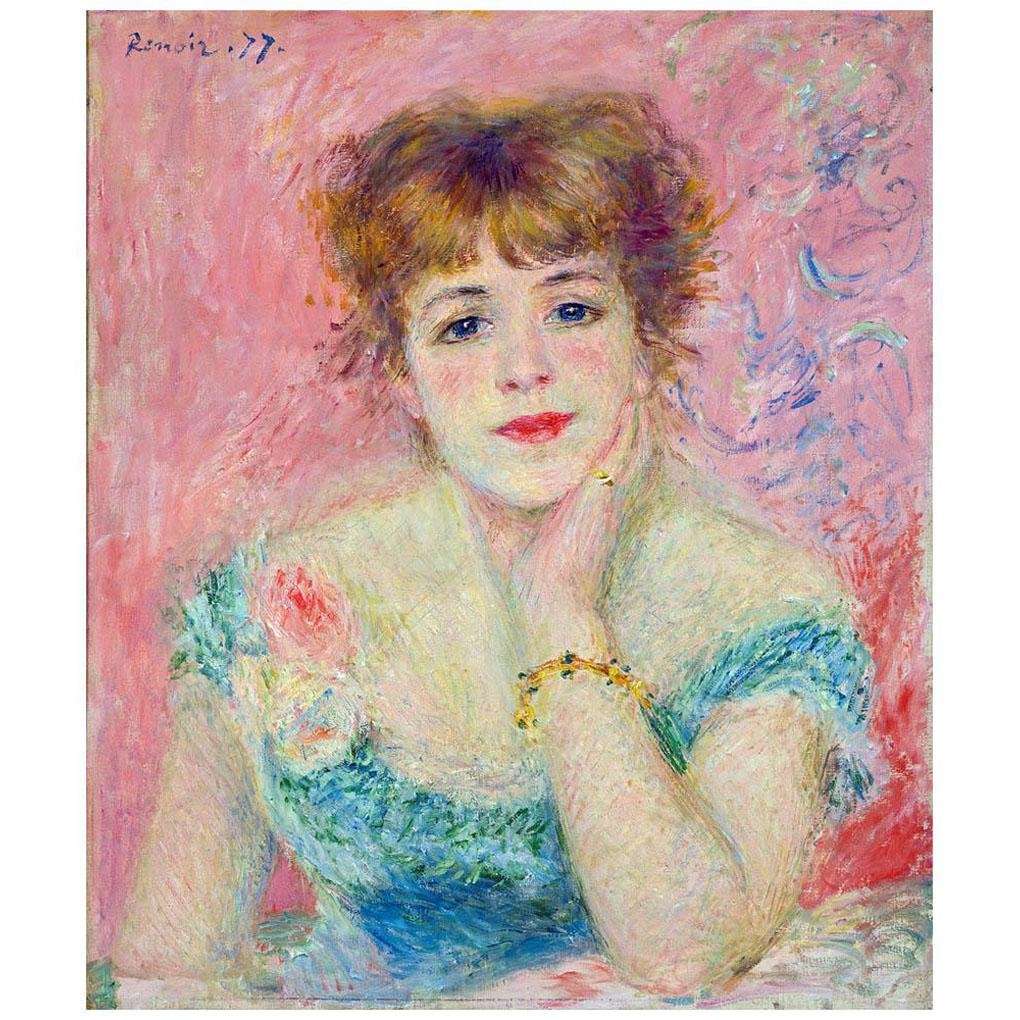   Pierre Auguste Renoir. La Reverie. 1877. Pushkin Museum, Moscow