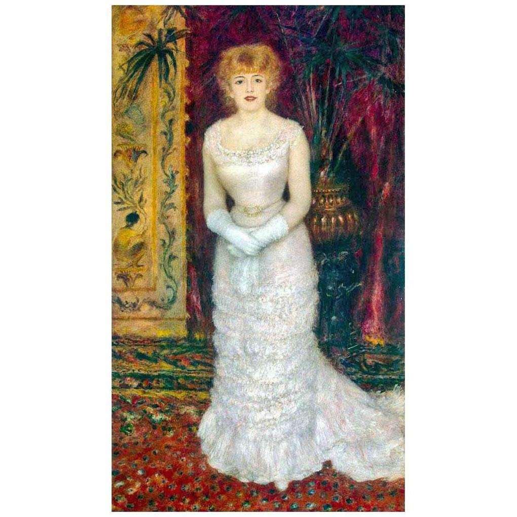   Pierre Auguste Renoir. Jeanne Samary. 1878. Hermitage, St-Petersburg