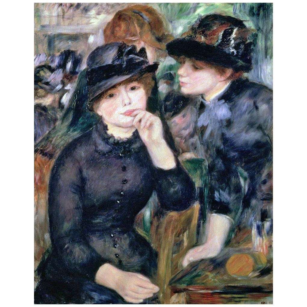   Pierre Auguste Renoir. Filles en noir. 1880-1882. Pushkin Museum, Moscow