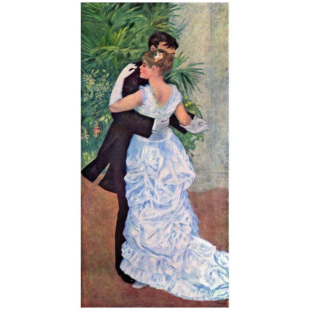   Pierre Auguste Renoir. Danse dans la ville. 1883. Musee dOrsay, Paris