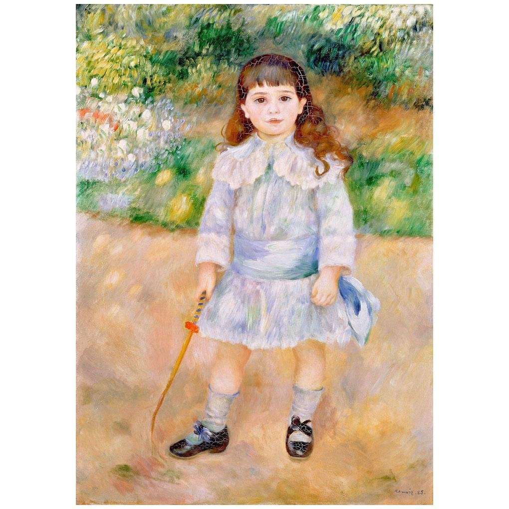   Pierre Auguste Renoir. Bebe avec un fouetter. 1885. Hermitage, St-Petersburg