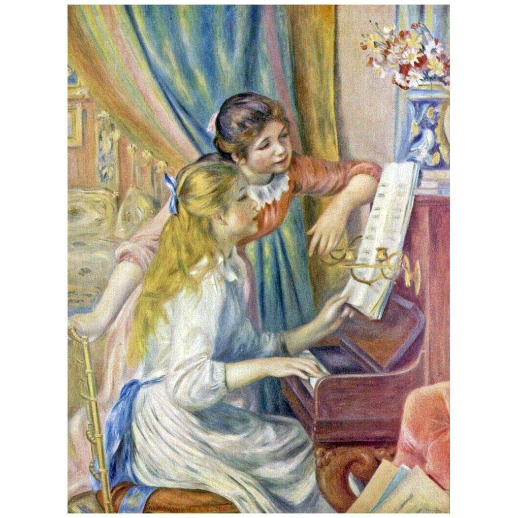  Pierre Auguste Renoir. Jeunes filles au piano. 1892-1893. Musee dOrsay, Paris