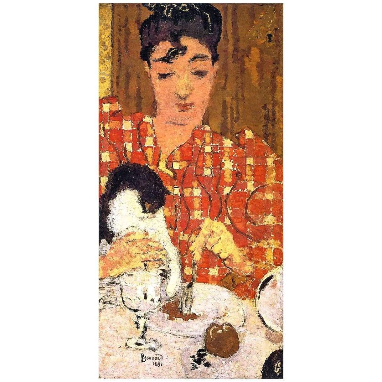  Pierre Bonnard. Le Corsage a carreaux. 1892. Musee dOrsay Paris