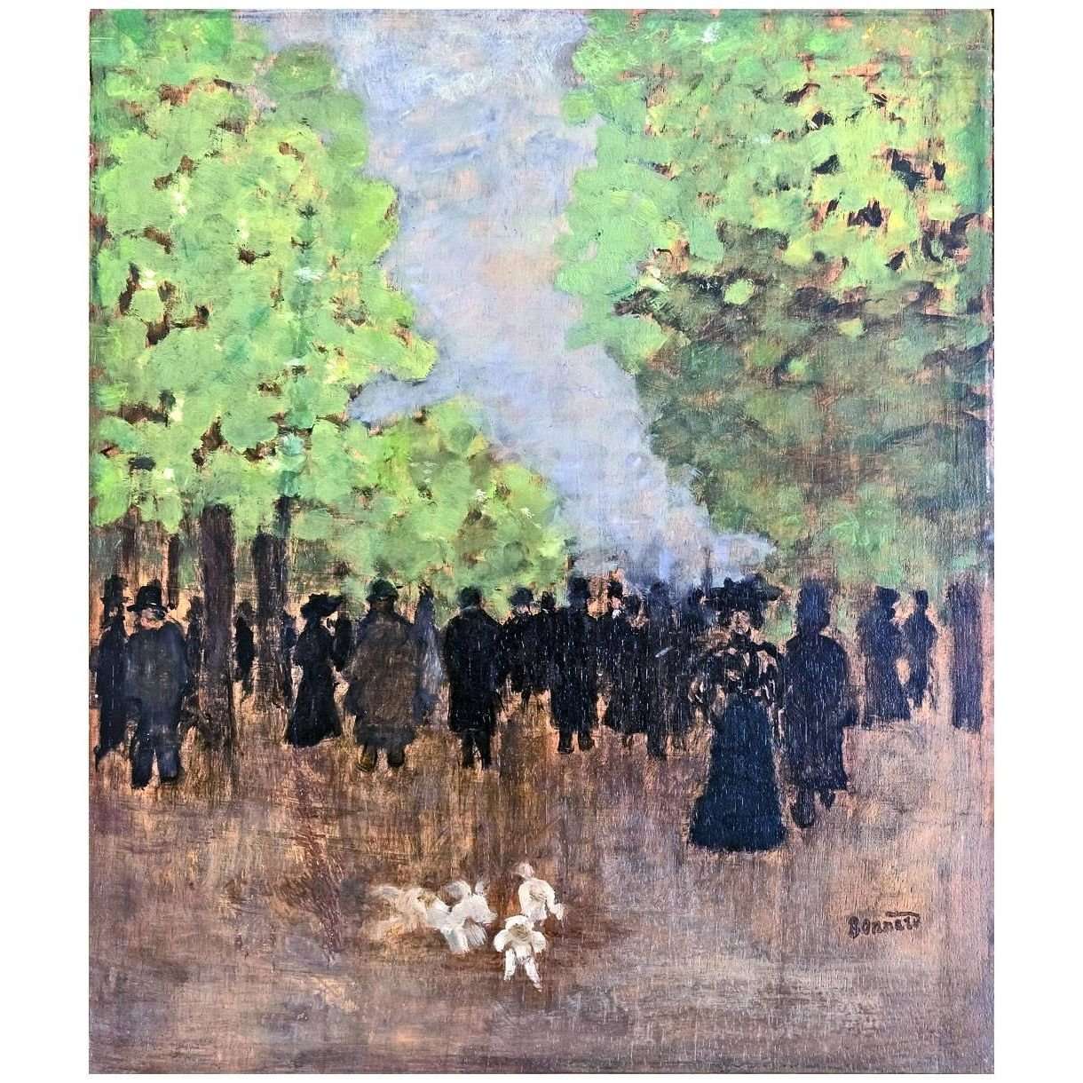  Pierre Bonnard. Scene de rue. 1894. Bemberg Foundation Toulouse