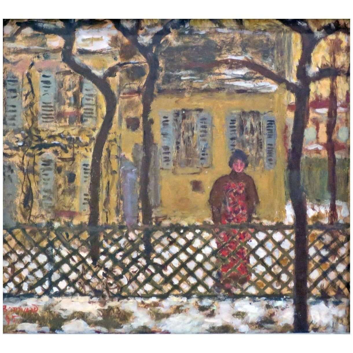  Pierre Bonnard. Derriere la cloture. 1895. Hermitage Museum St-Petersburg