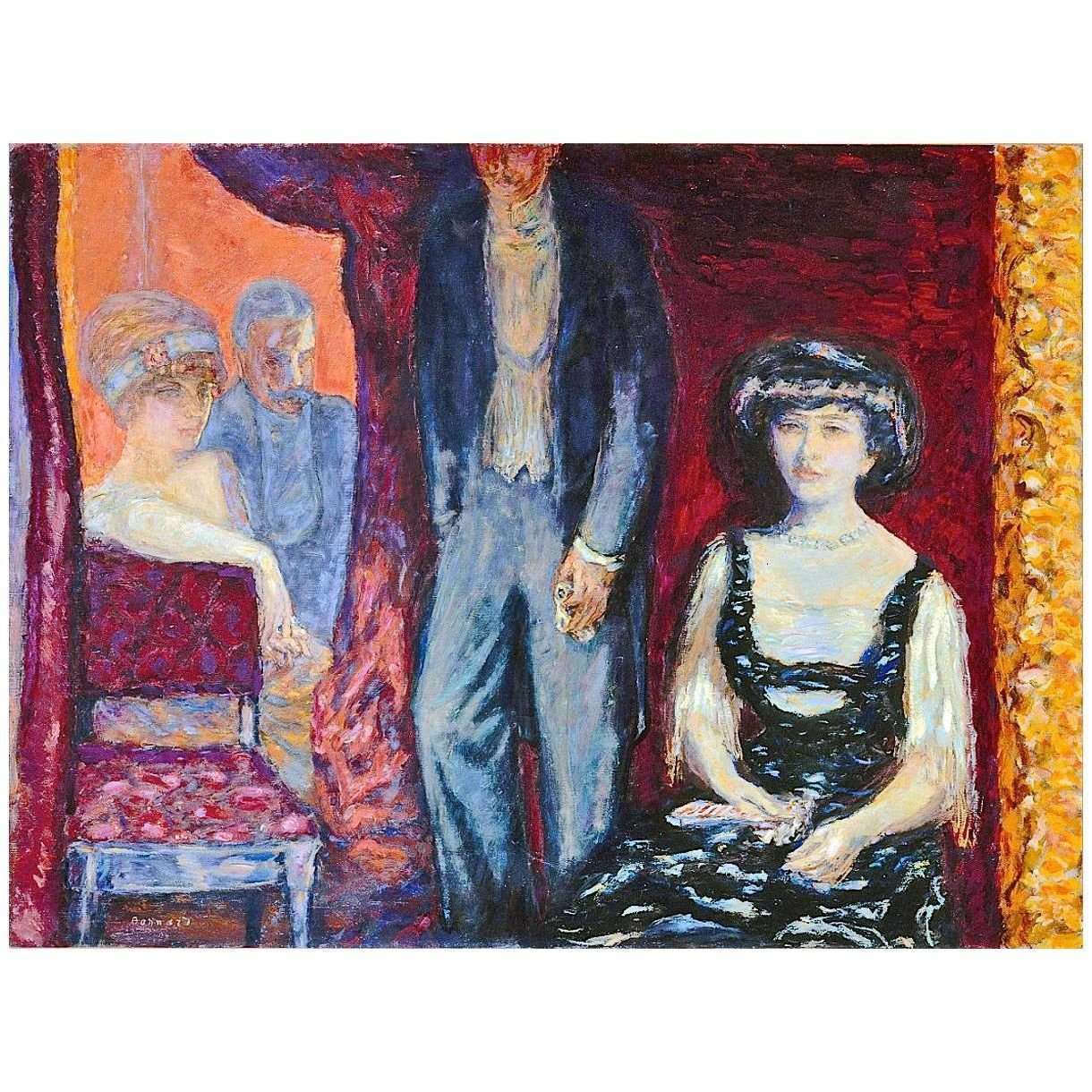  Pierre Bonnard. La loge. 1908. Musee dOrsay Paris