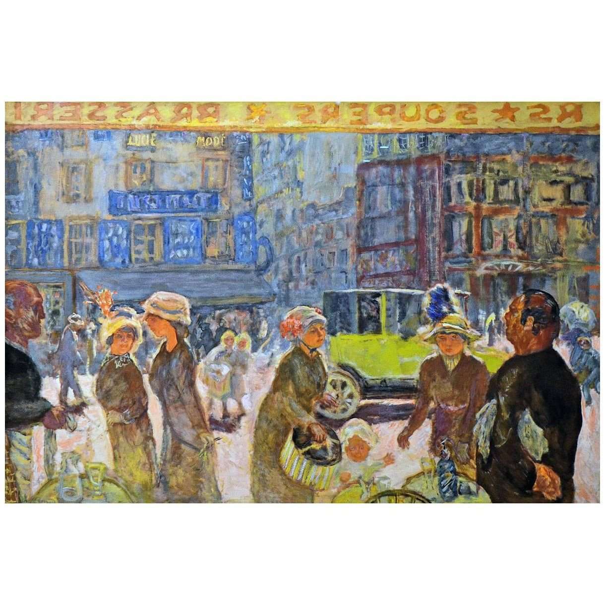  Pierre Bonnard. La Place Clichy. 1912. MBAA Besancon