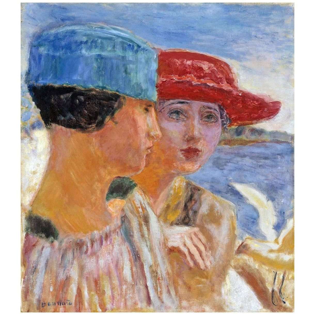  Pierre Bonnard. Jeunes filles a la mouette. 1917. Petit Palais Paris