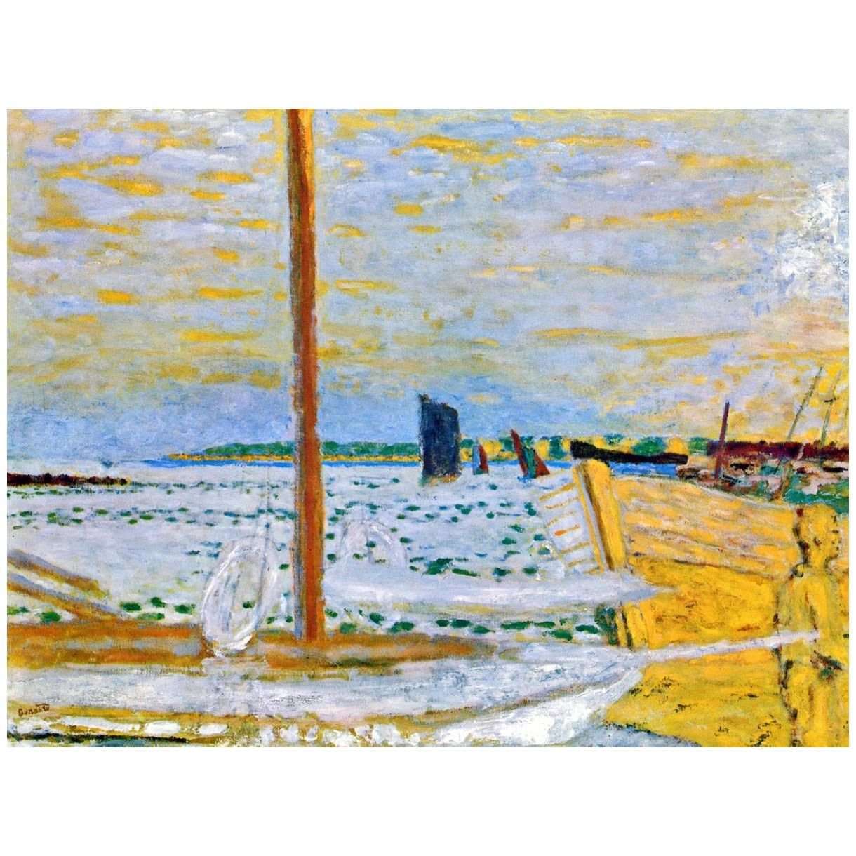  Pierre Bonnard. Le bateau jaune. 1930. Tate Modern London