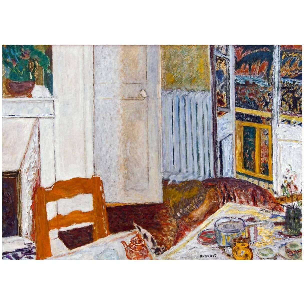  Pierre Bonnard. Interieur blanc. 1932. Musee de Grenoble