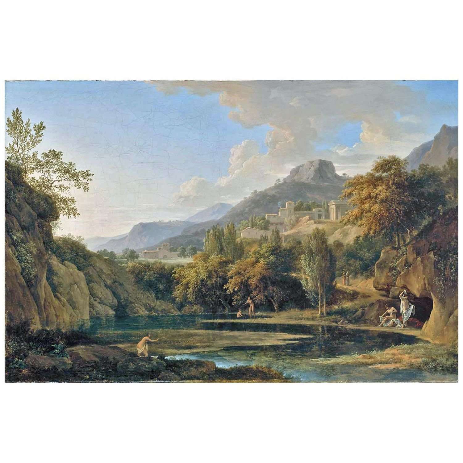 - Pierre-Henri de Valenciennes. Paysage italien. 1780. Boston Museum of Fine Arts
