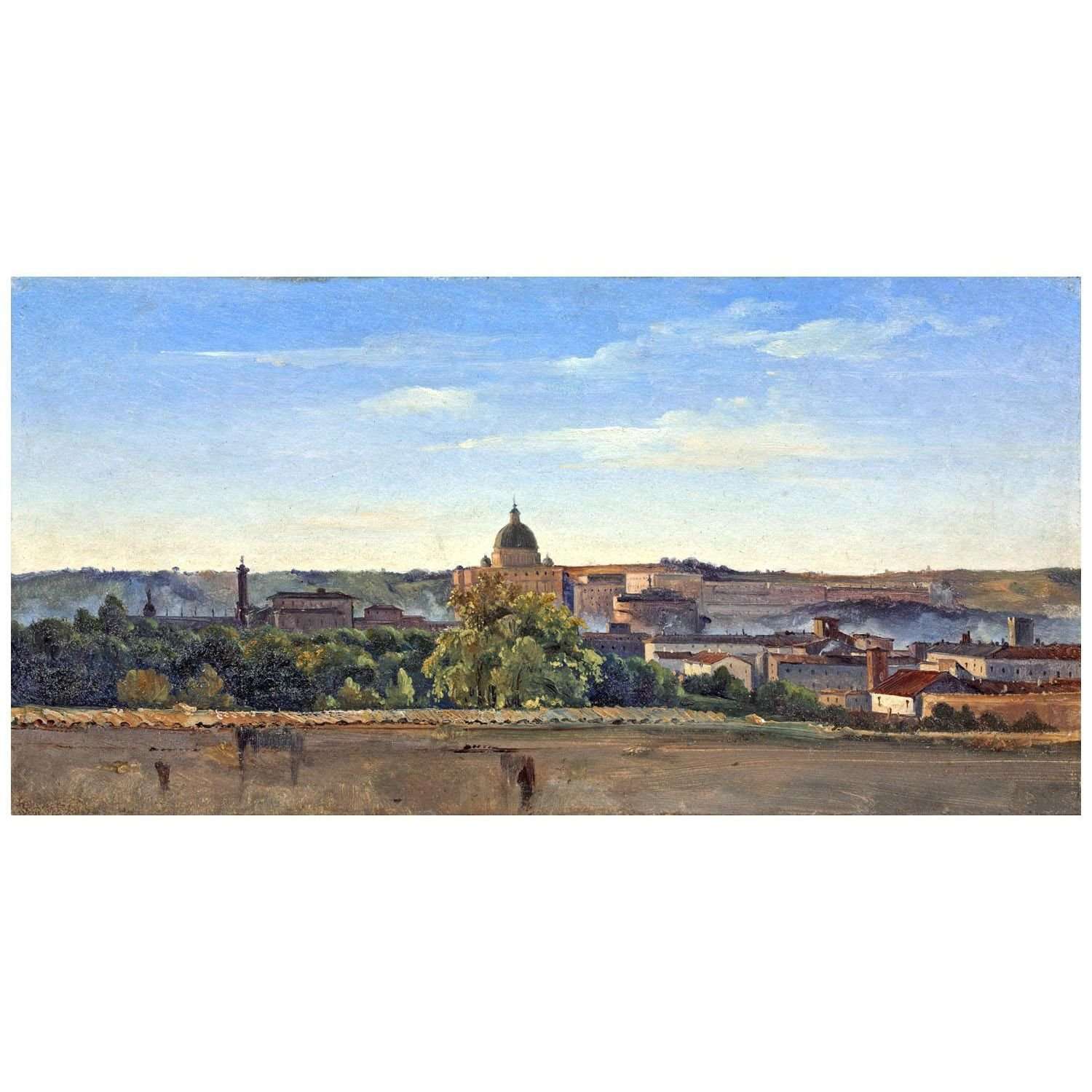 - Pierre-Henri de Valenciennes. Vue de Rome. 1782. Cleveland Museum of Art