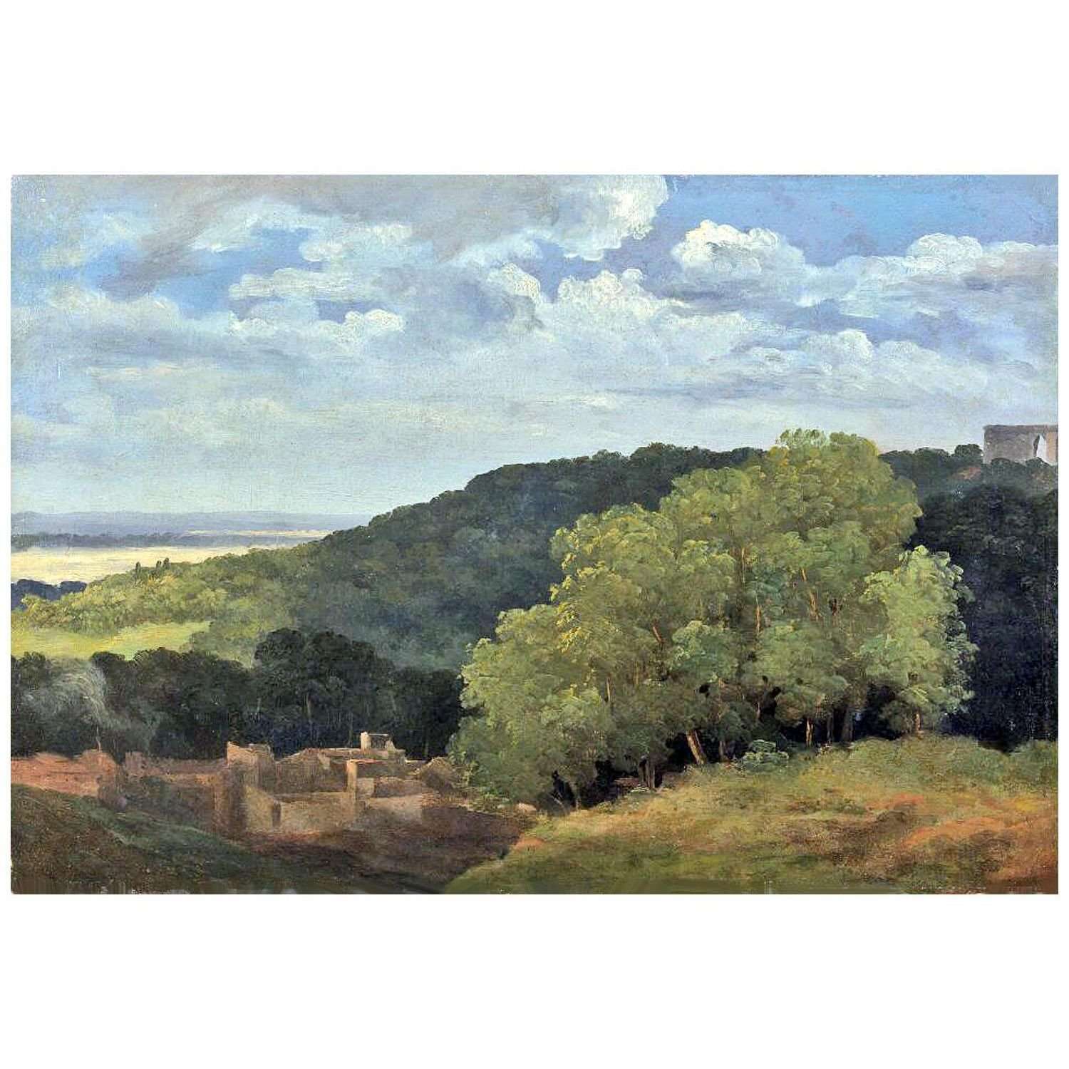 - Pierre-Henri de Valenciennes. Vue de la Campagne Romaine. 1783. Nationalmuseum Stockholm