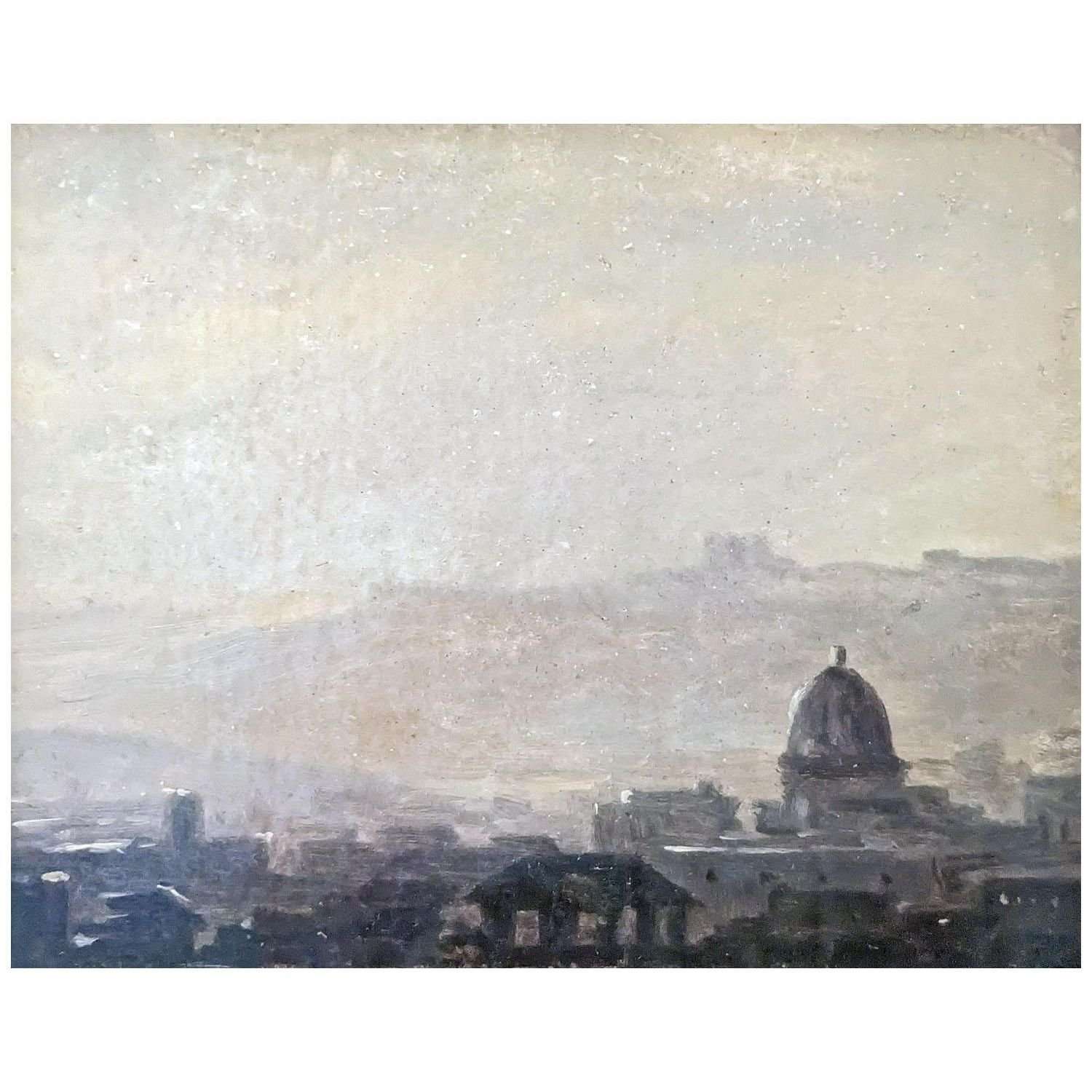 - Pierre-Henri de Valenciennes. Vue de Rome le matin. 1785. Musee du Louvre