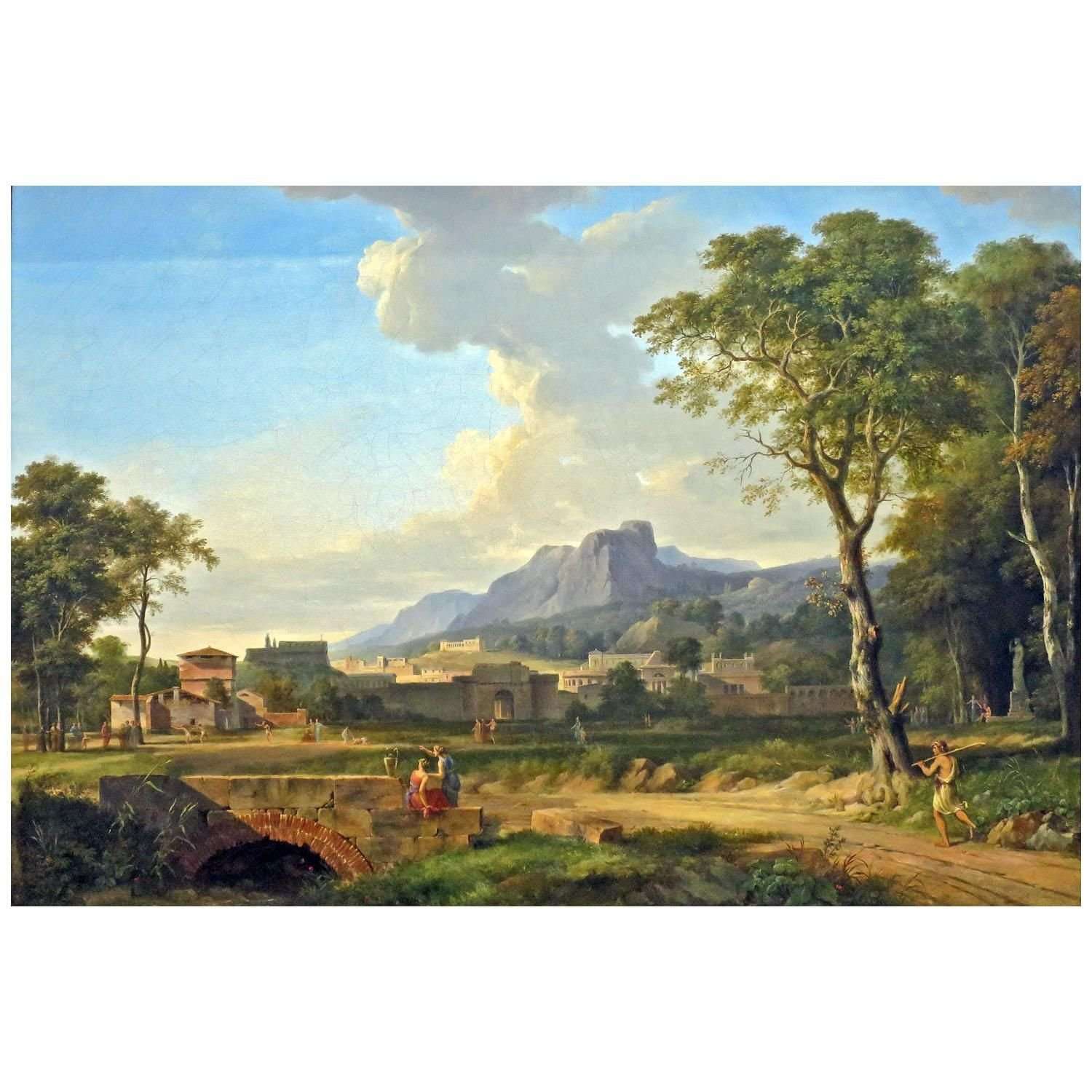 - Pierre-Henri de Valenciennes. Arrive dun Marathon. 1788. FAM San Francisco