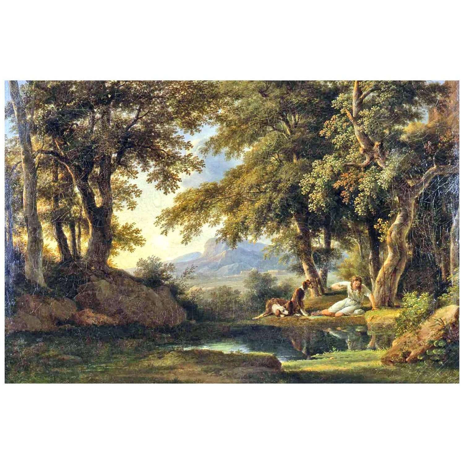 - Pierre-Henri de Valenciennes. Narcisse se mirant dans leau. 1792. MBA de Quimper