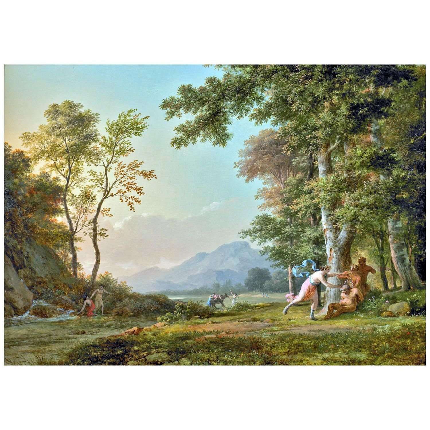 - Pierre-Henri de Valenciennes. Scene bachique. 1810. Birmingham Museum of Art