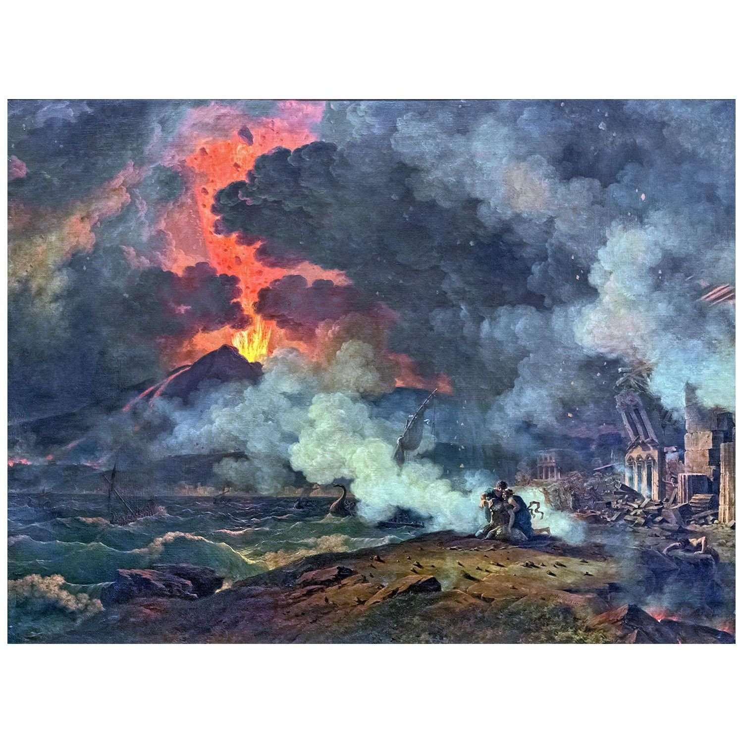 - Pierre-Henri de Valenciennes. Eruption du V?suve. 1813. Mus?e des Augustins Toulouse