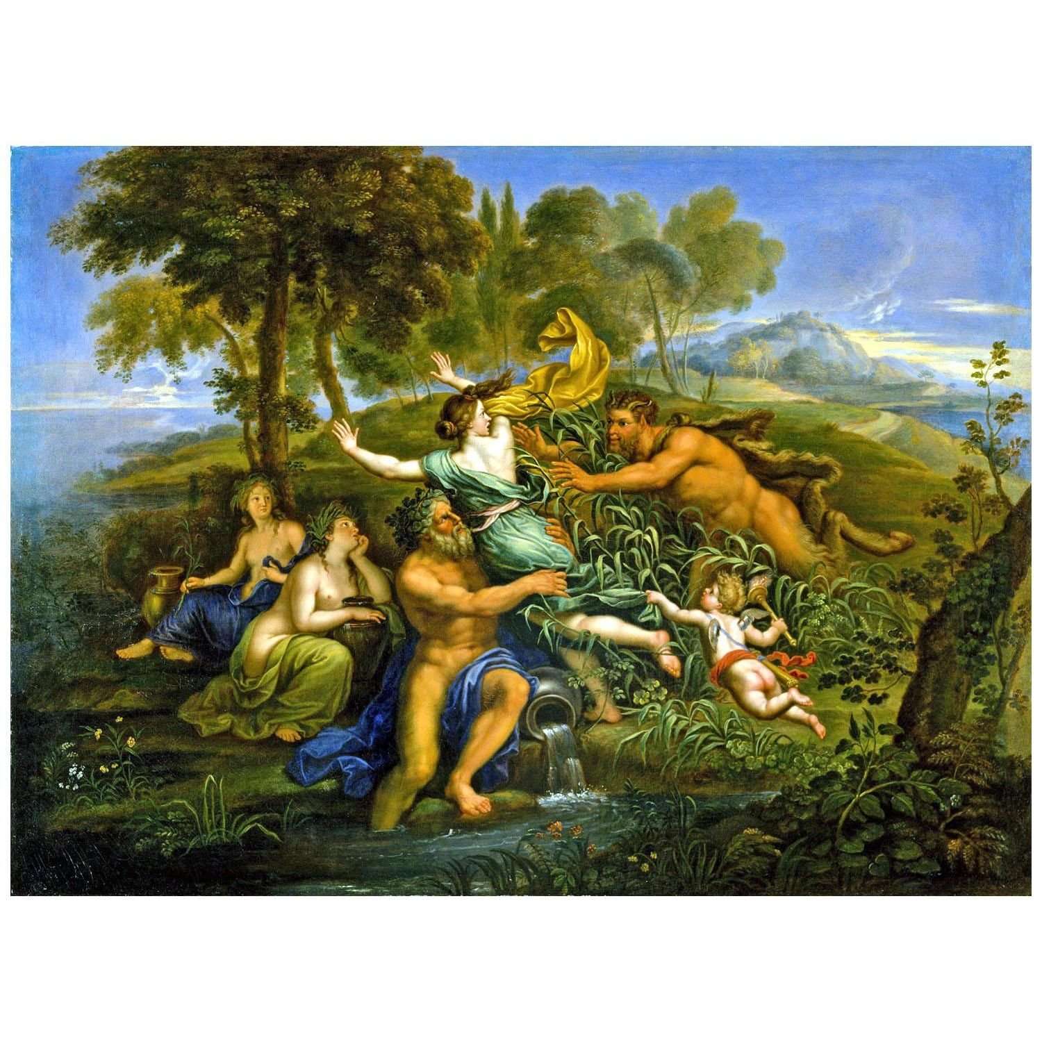  Pierre Mignard. Pan et Syrinx. 1685. Museum of Fine Arts Houston