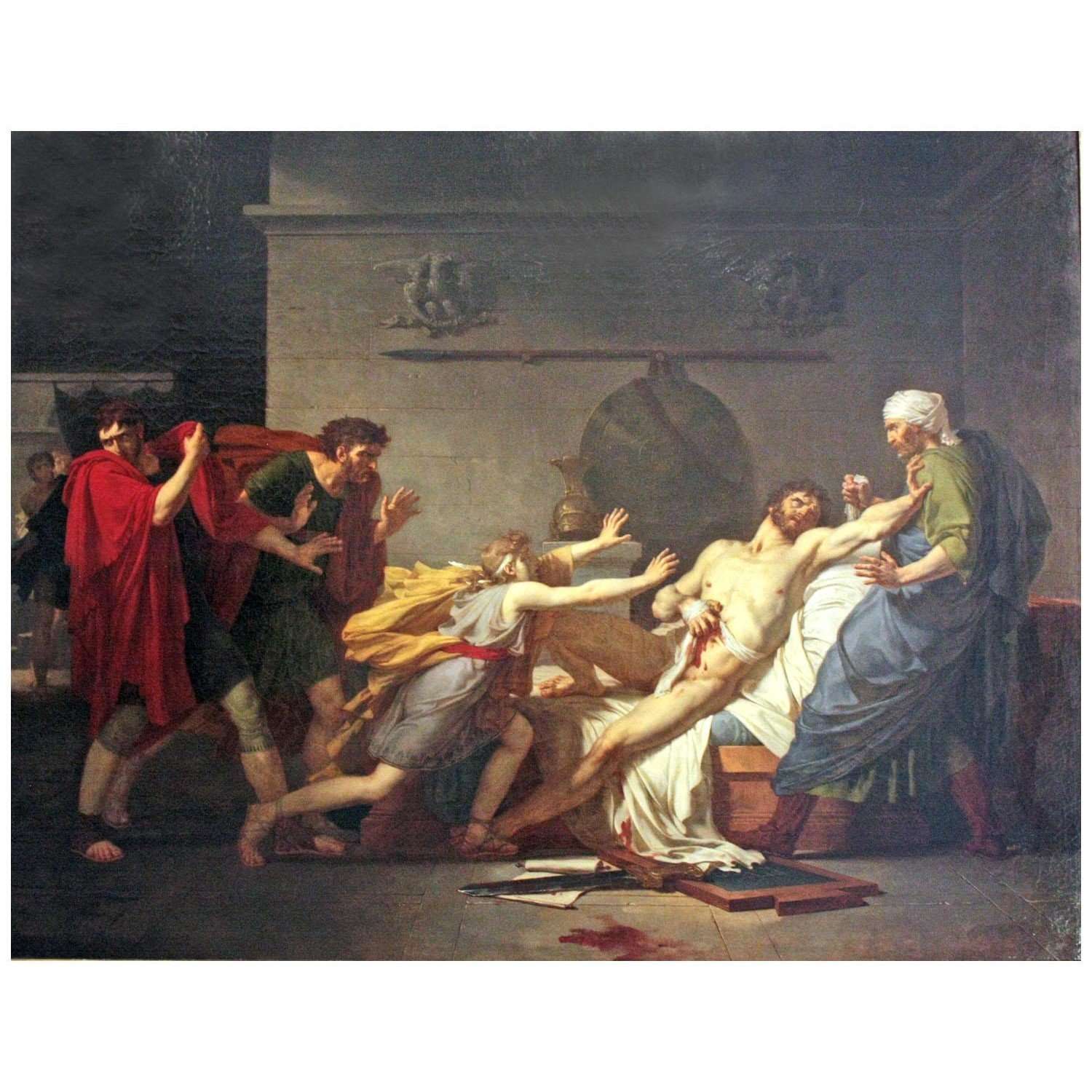  Pierre Narcisse Guerin. La Mort de Caton. 1797. Mus?e de la R?volution fran?aise