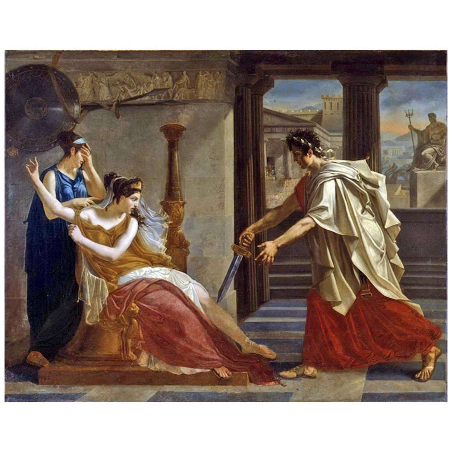  Pierre Narcisse Guerin. Hermione et Oreste. 1800. Mus?e des beaux-arts de Caen
