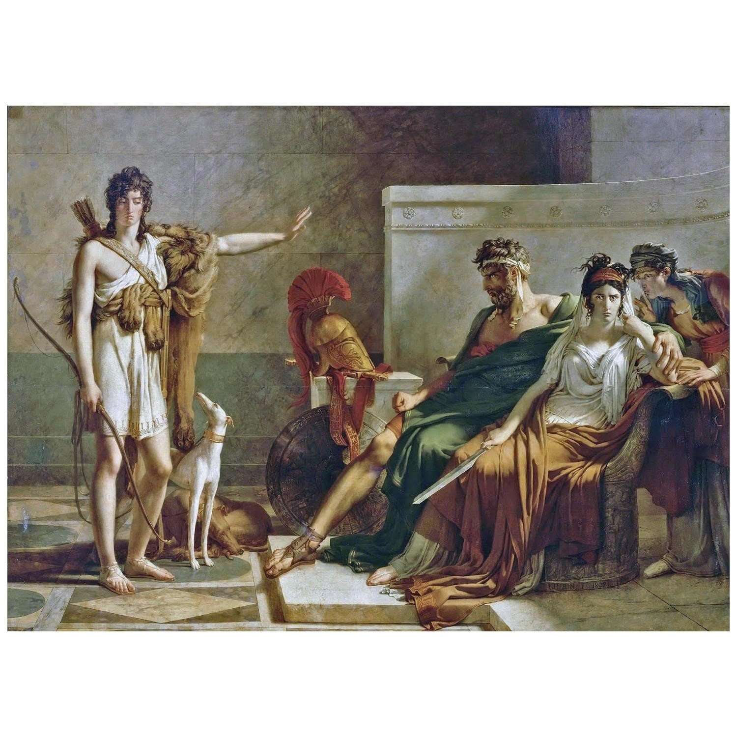  Pierre Narcisse Guerin. Ph?dre et Hippolyte. 1803. Musee du Louvre