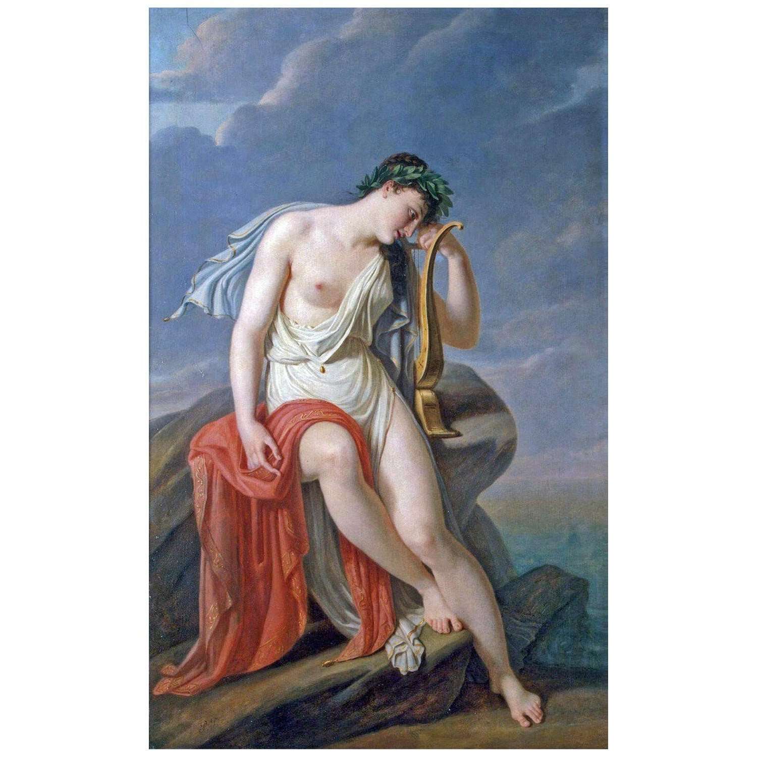  Pierre Narcisse Guerin. Sappho sur la falaise Leucadienne. 1805. Musee lErmitage